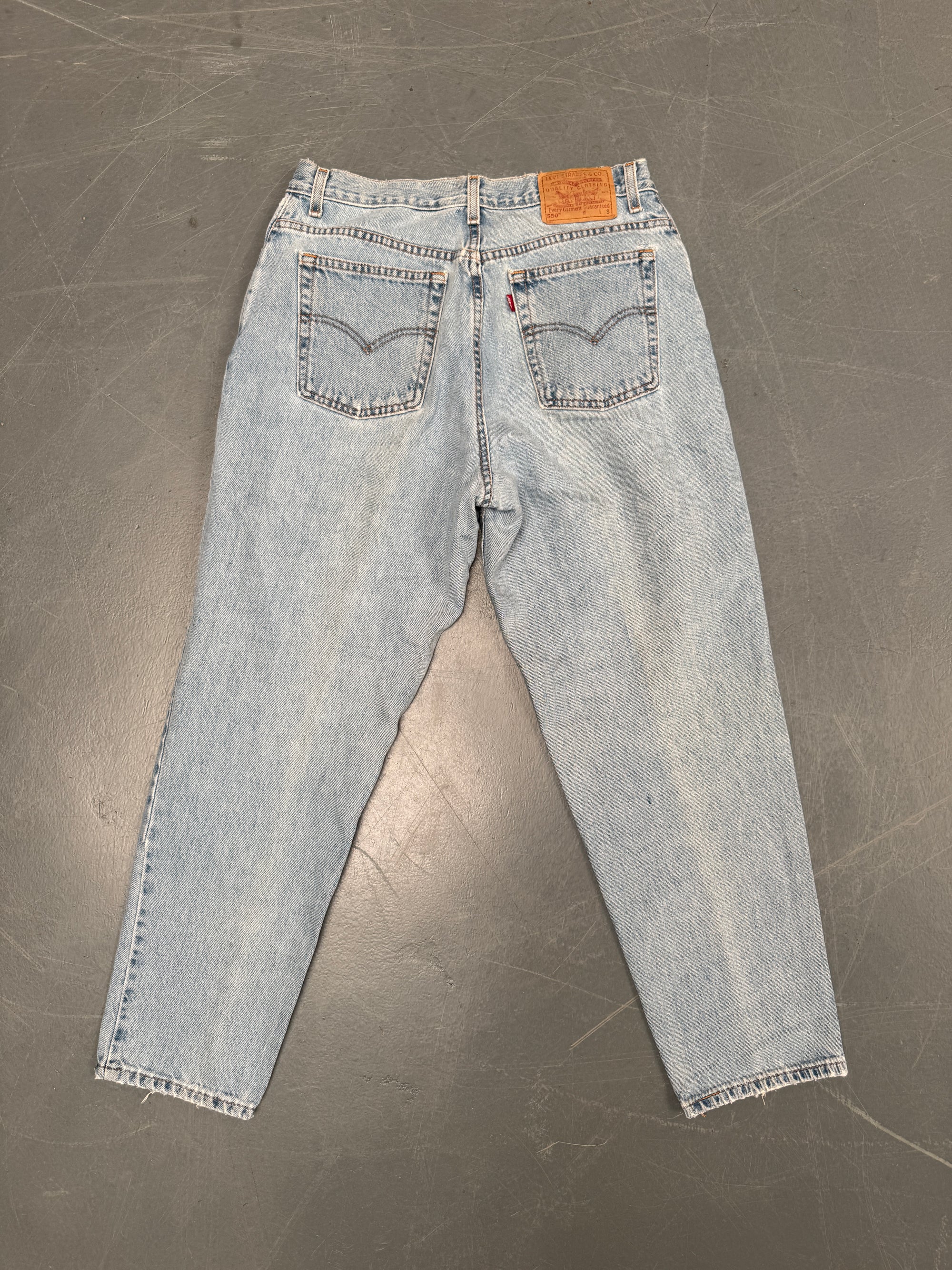 Vintage Ladies Levis High Waisted Denim 90s Made Jean - W 32 L 28 - HW123