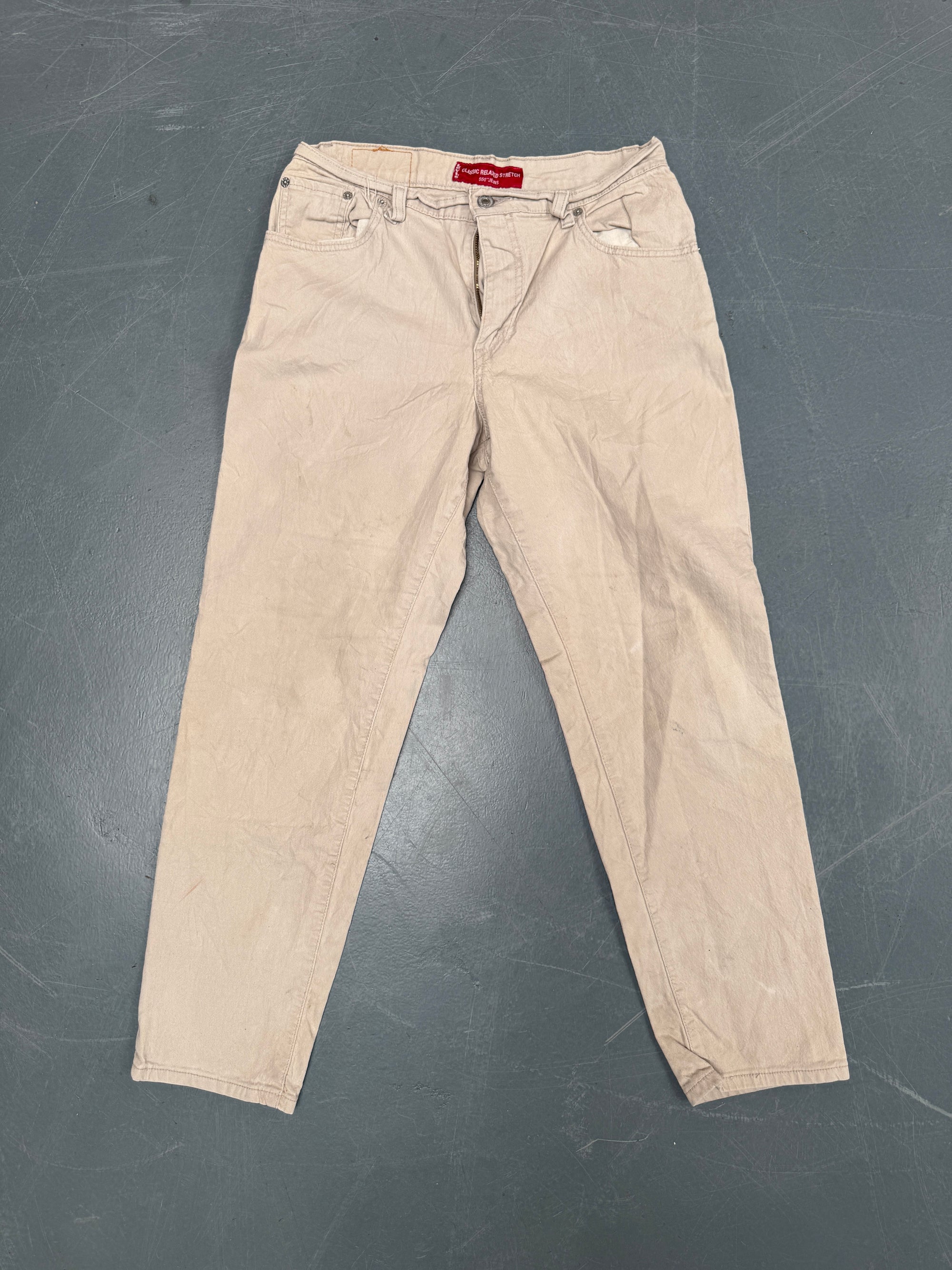 Vintage Ladies Levis High Waisted Denim 90s Made Jean - W 30 L 28 - HW125