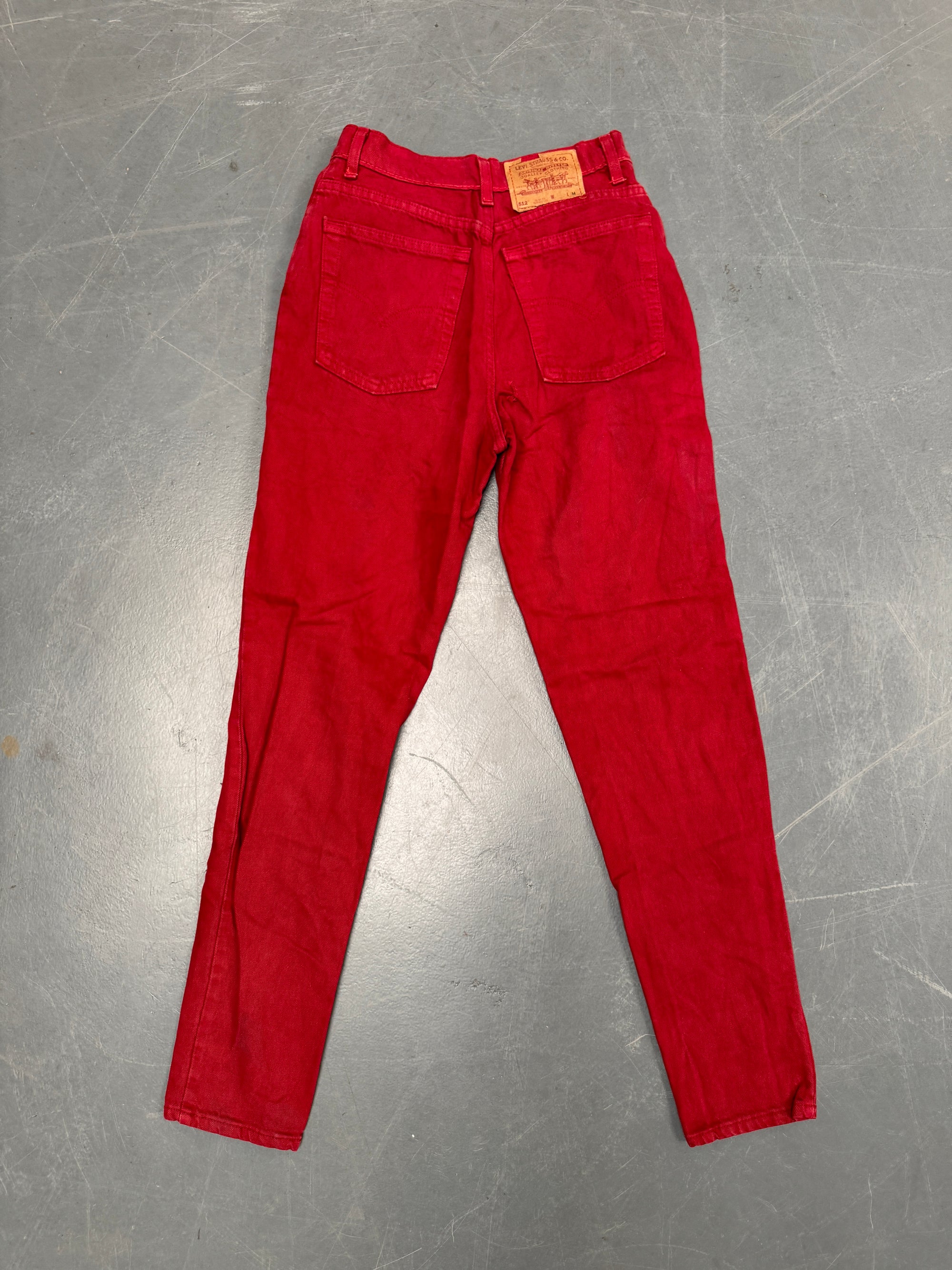 Vintage Ladies Levis High Waisted Denim 90s Made Jean - W 26 L 31 - HW126