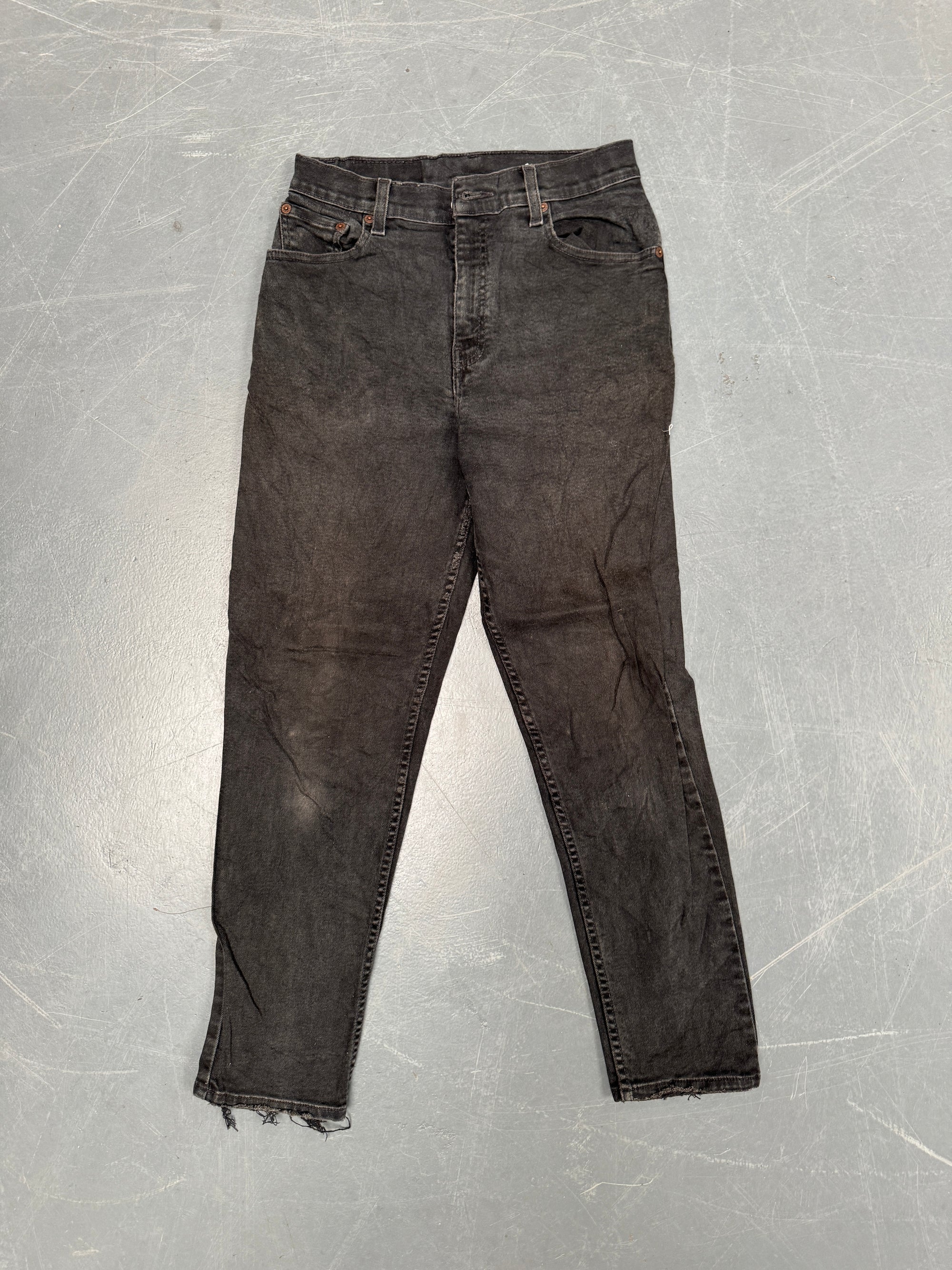 Vintage Ladies Levis High Waisted Denim 90s Made Jean - W 26 L 27 - HW130