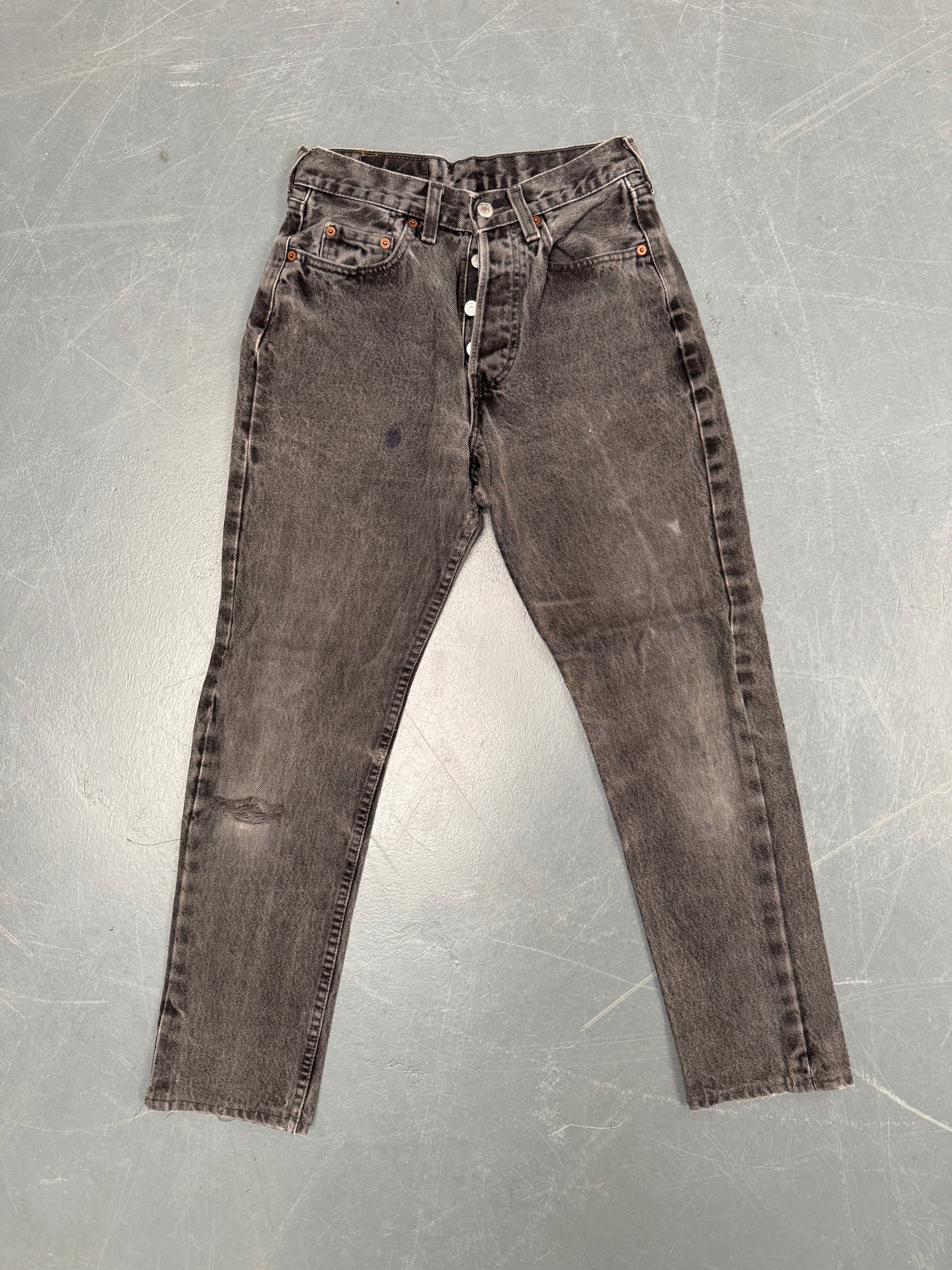 Vintage Ladies Levis High Waisted Denim 90s Made Jean - W 26 L 28 - HW137
