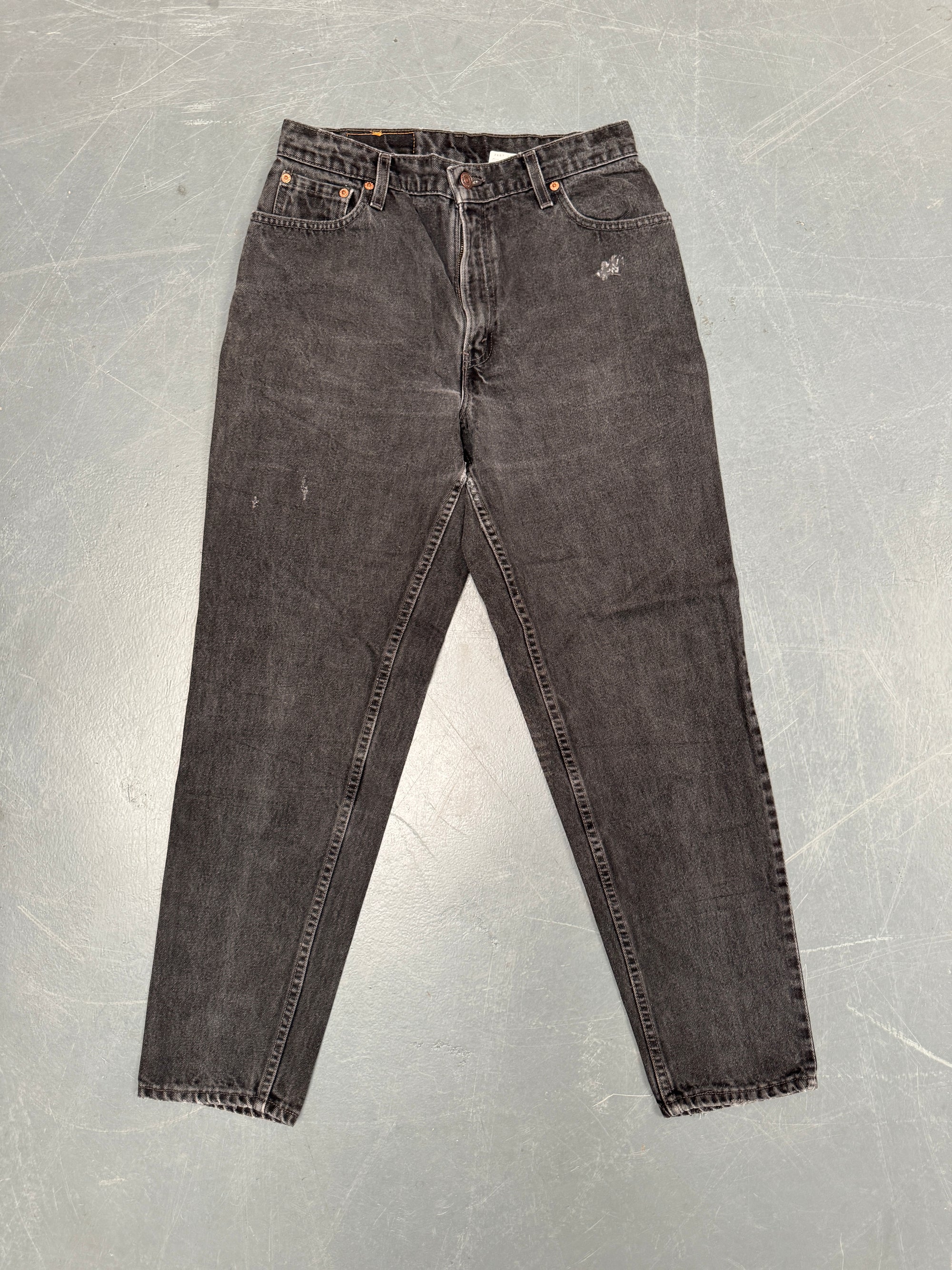 Vintage Ladies Levis High Waisted Denim 90s Made Jean - W 28 L 30 - HW138