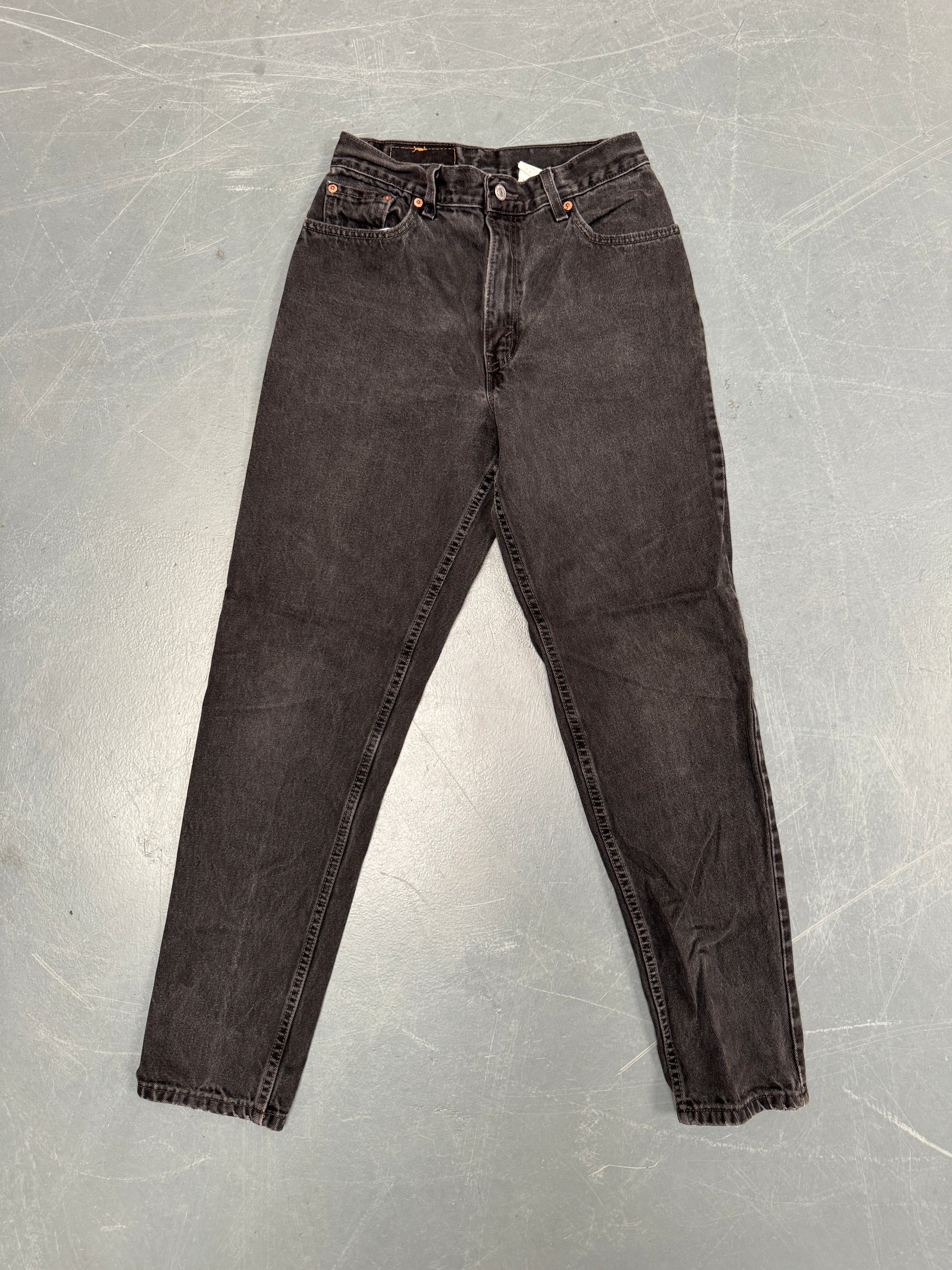 Vintage Ladies Levis High Waisted Denim 90s Made Jean - W 26 L 31 - HW145