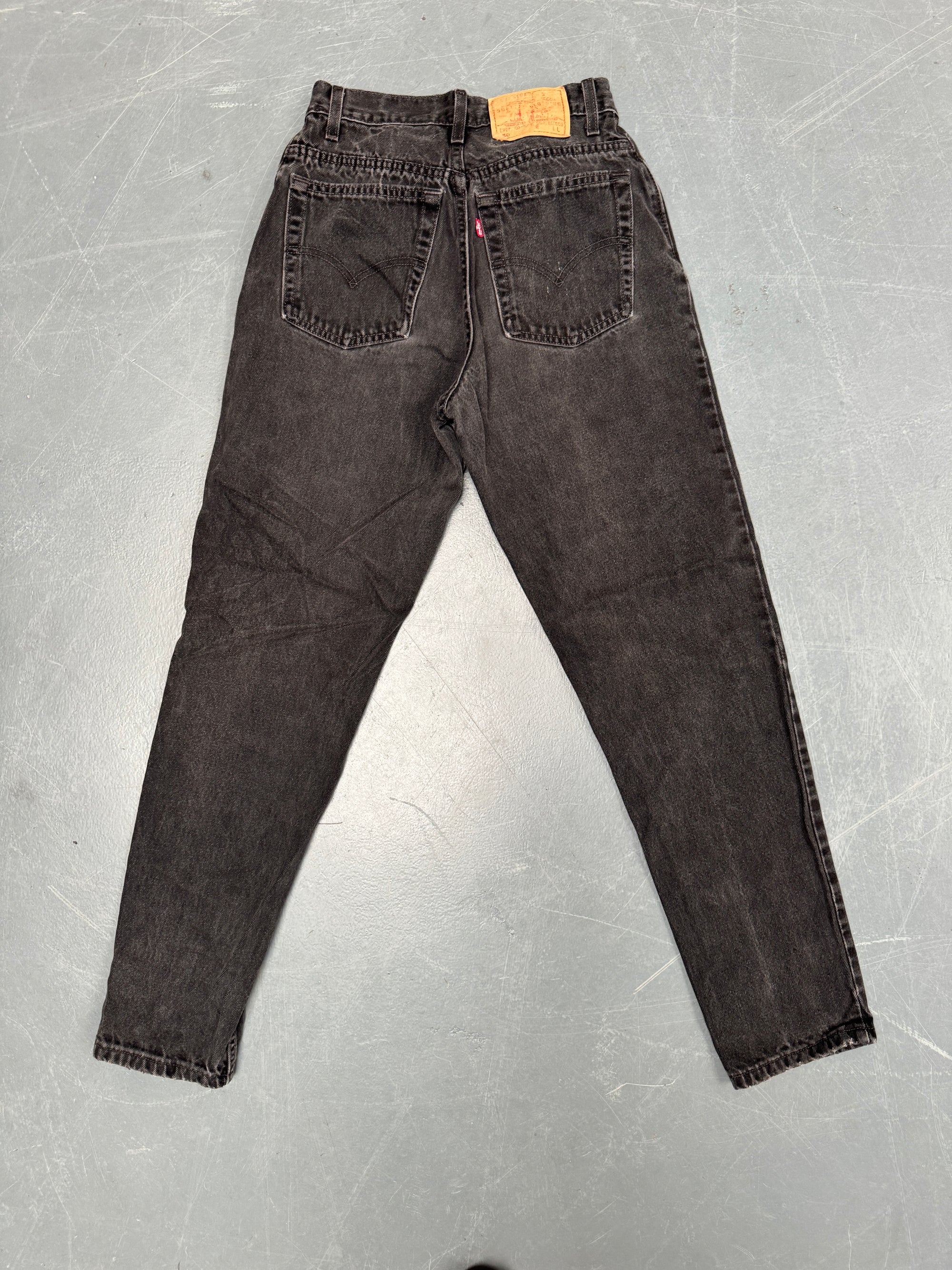 Vintage Ladies Levis High Waisted Denim 90s Made Jean - W 26 L 31 - HW145