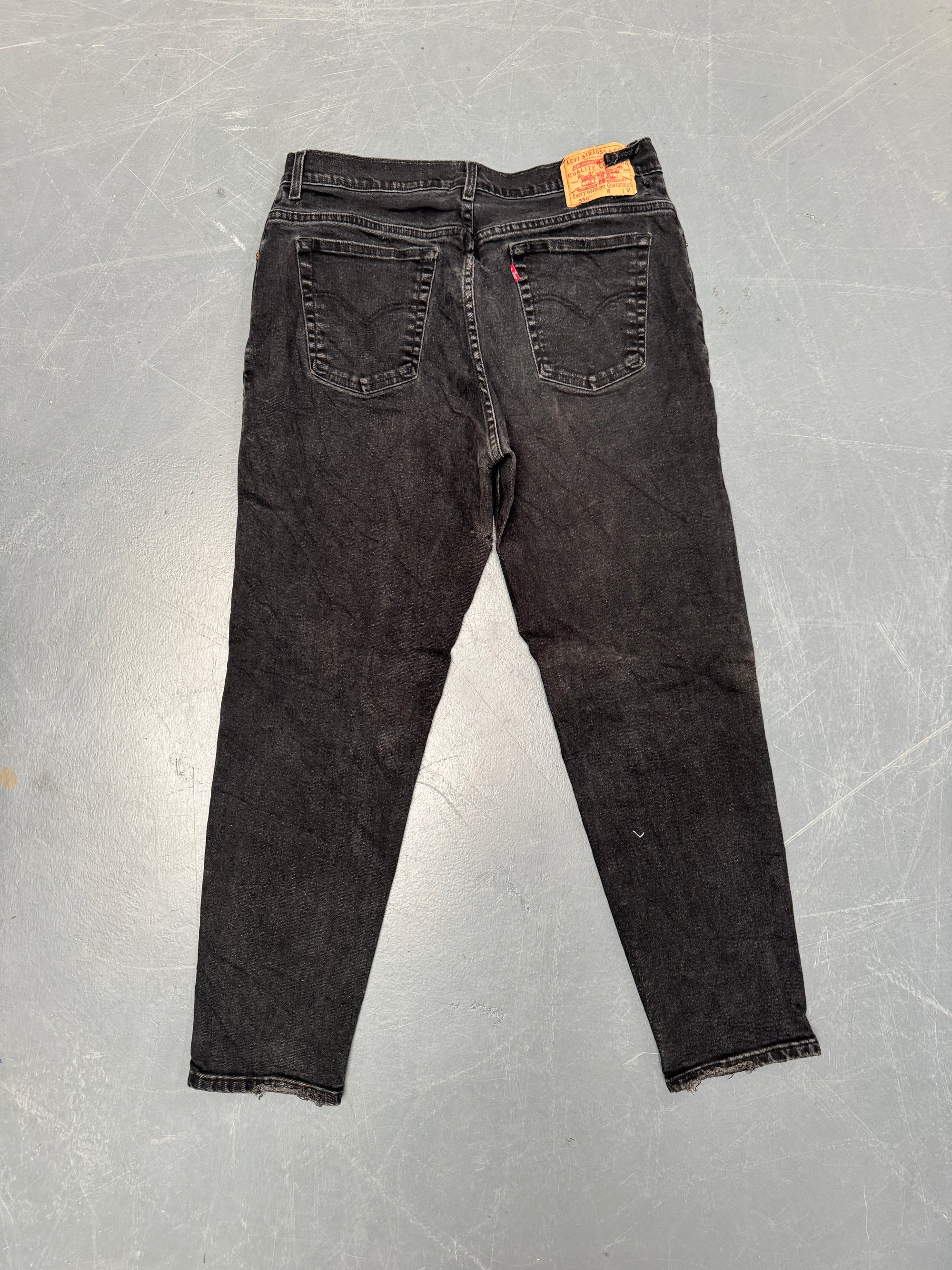 Vintage Ladies Levis High Waisted Denim 90s Made Jean - W 34 L 29 - HW149