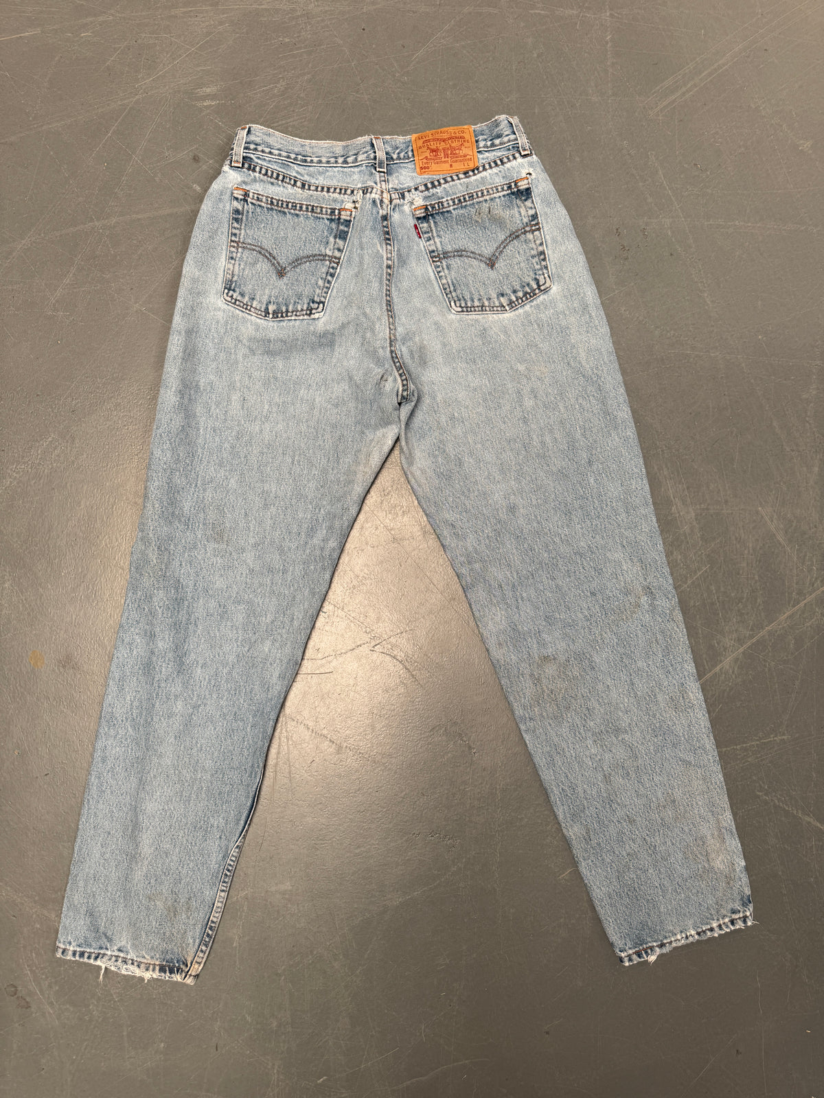 Vintage Ladies Levis High Waisted Denim 90s Made Jean - W 30 L 33 - HW169