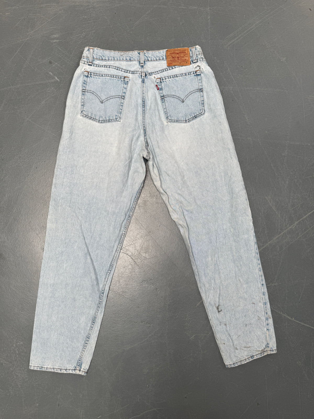 Vintage Ladies Levis High Waisted Denim 90s Made Jean - W 32 L 32 - HW171