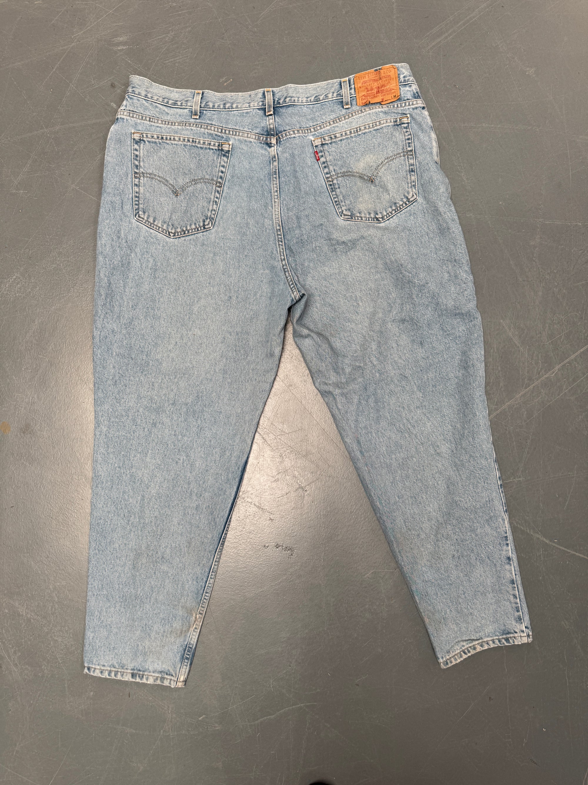 Vintage Ladies Levis High Waisted Denim 90s Made Jean - W 44 L 30 - HW173