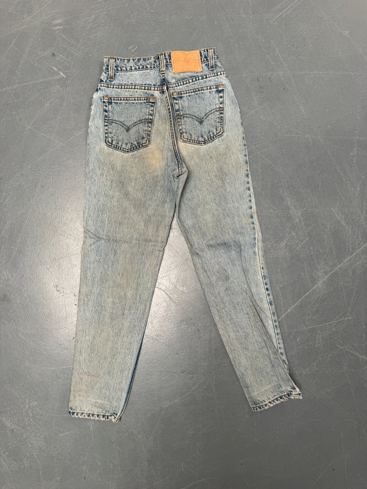 Vintage Ladies Levis High Waisted Denim 90s Made Jean - W 24 L 28 - HW176