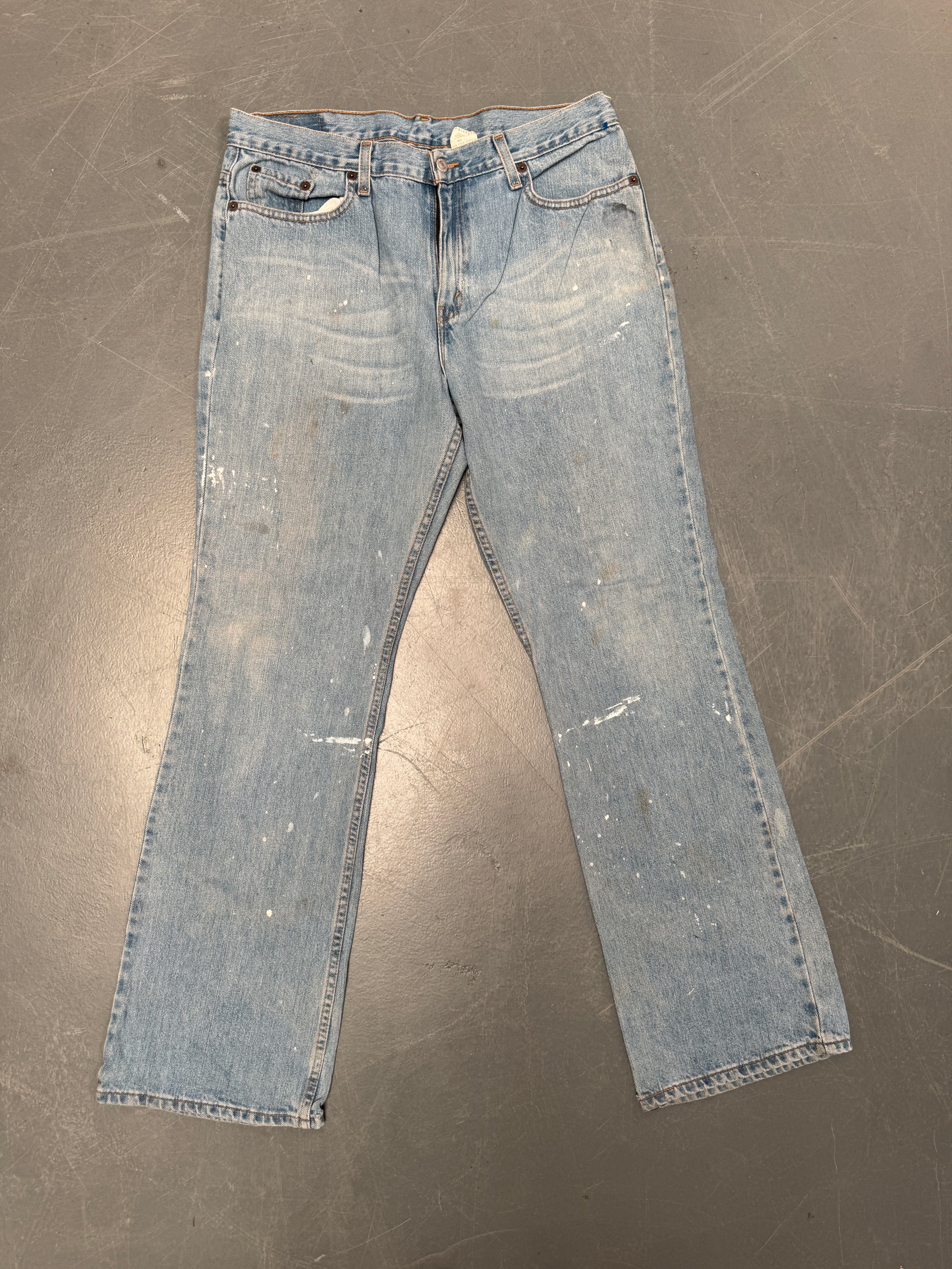 Vintage Ladies Levis High Waisted Denim 90s Made Jean - W 34 L 32 - HW179