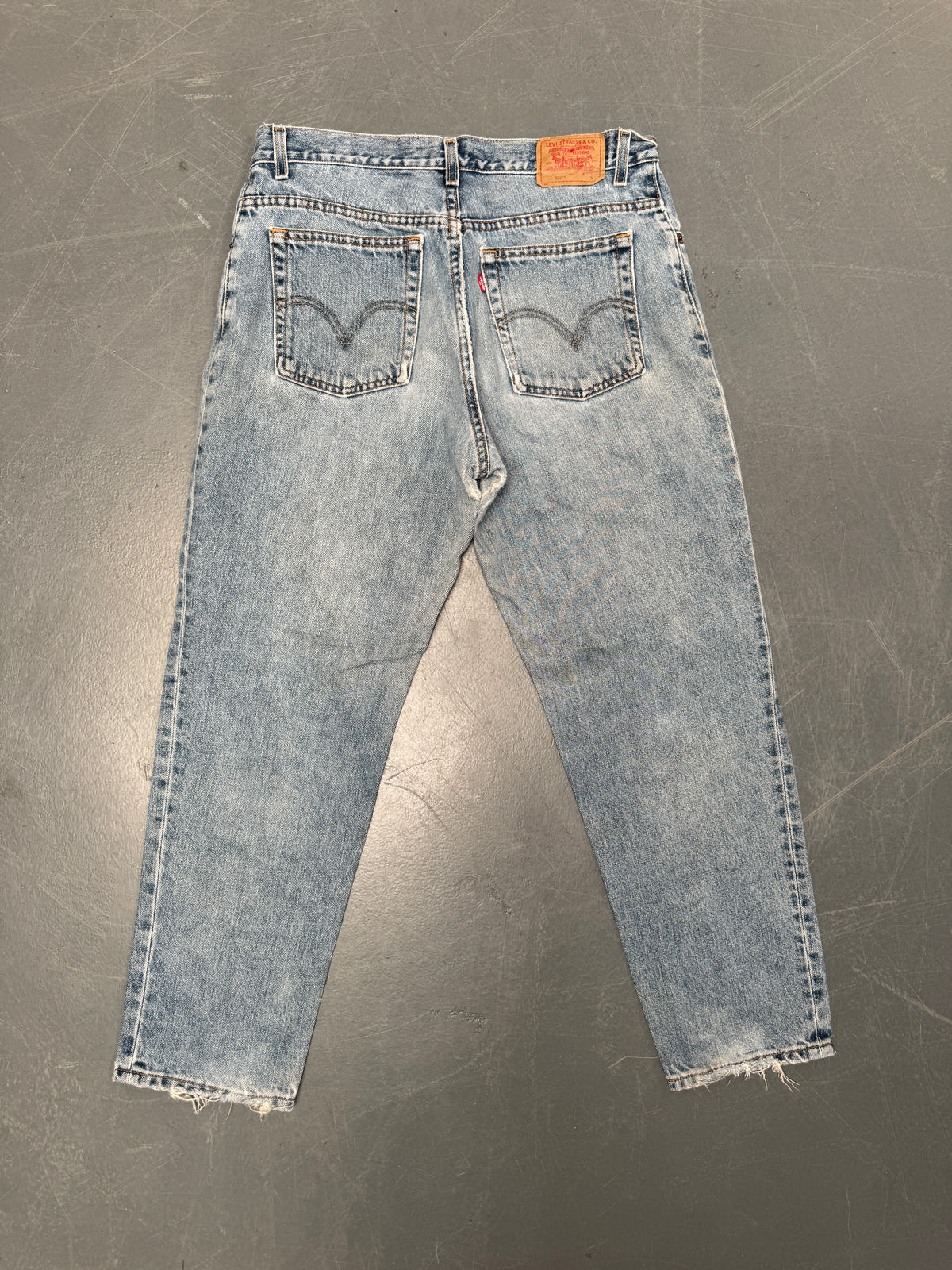Vintage Ladies Levis High Waisted Denim 90s Made Jean - W 34 L 29 - HW186
