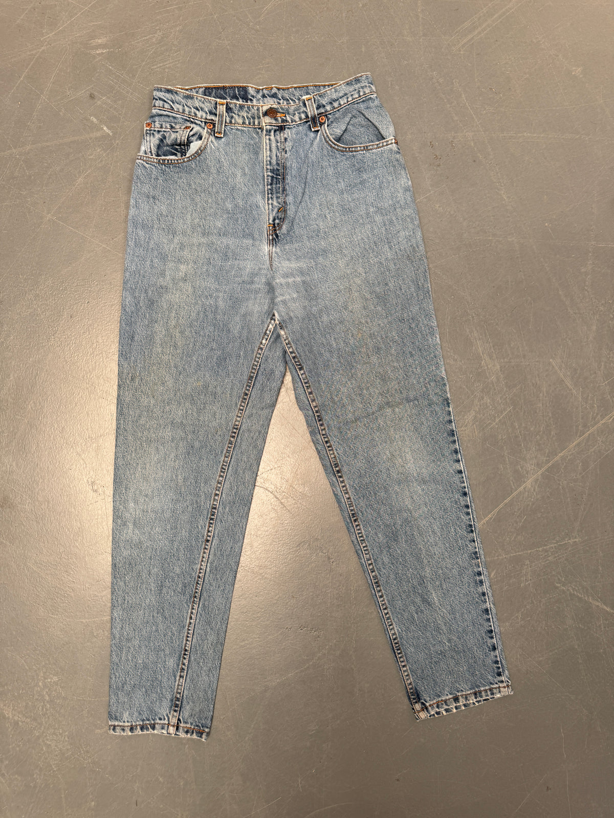 Vintage Ladies Levis High Waisted Denim 90s Made Jean - W 28 L 30 - HW190