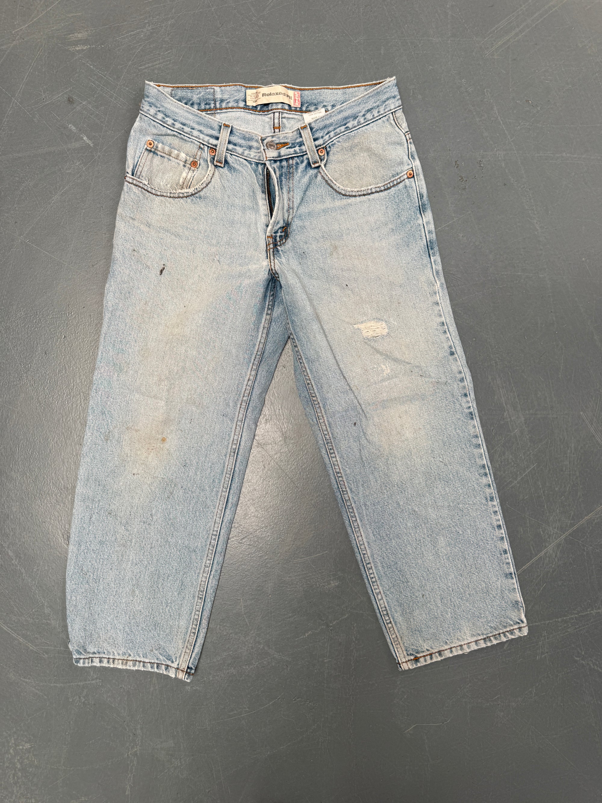 Vintage Ladies Levis High Waisted Denim 90s Made Jean - W 28 L 24 - HW191