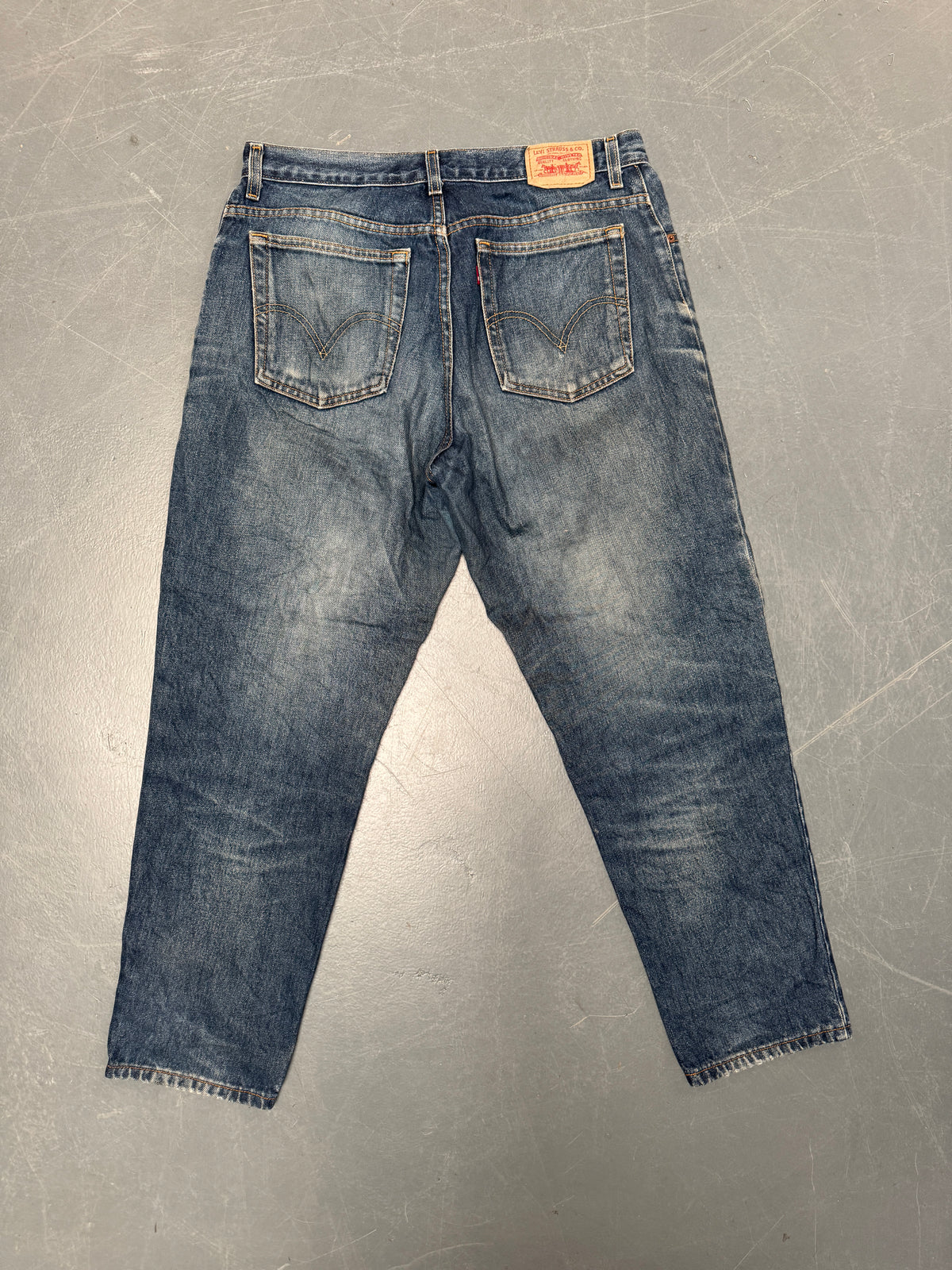 Vintage Ladies Levis High Waisted Denim 90s Made Jean - W 34 L 29 - HW197