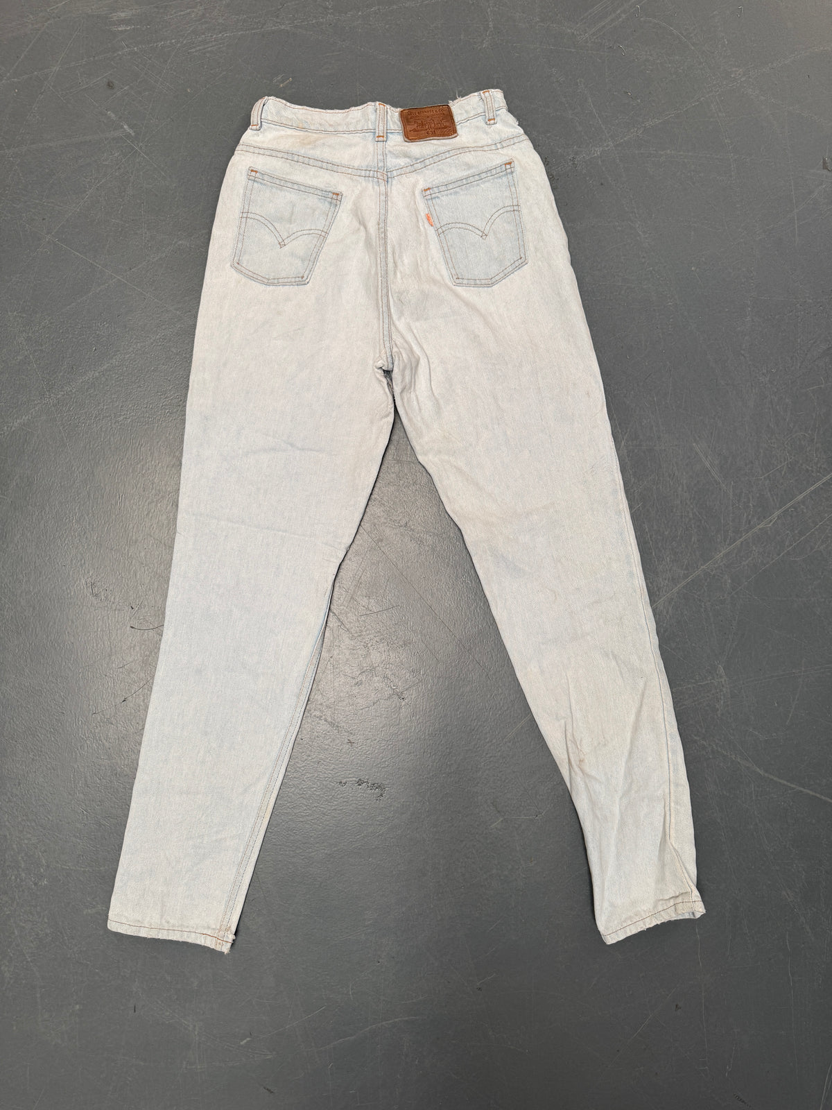 Vintage Ladies Levis High Waisted Denim 90s Made Jean - W 26 L 32 - HW201
