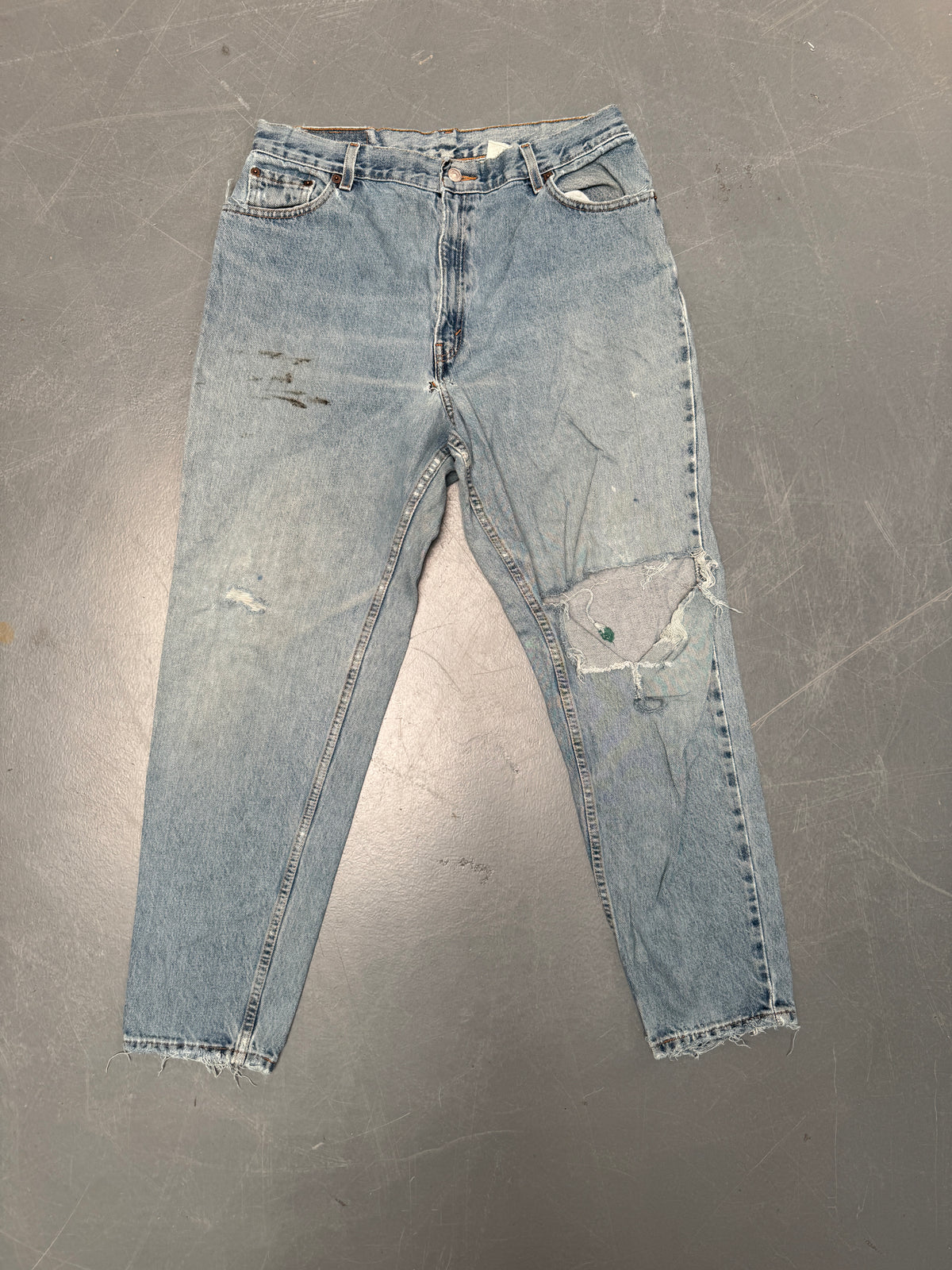 Vintage Ladies Levis High Waisted Denim 90s Made Jean - W 32 L 30 - HW210