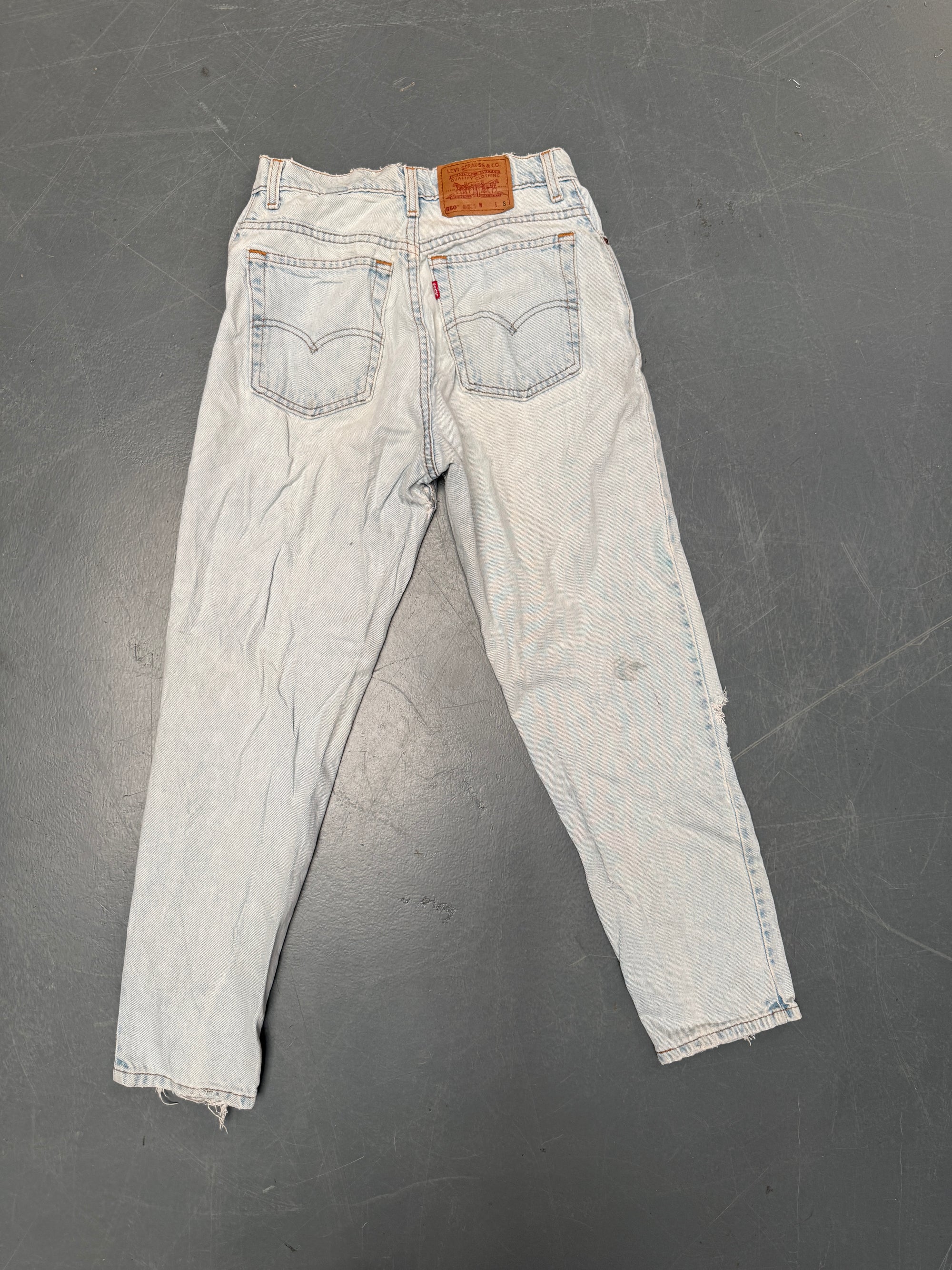 Vintage Ladies Levis High Waisted Denim 90s Made Jean - W 28 L 28 - HW213
