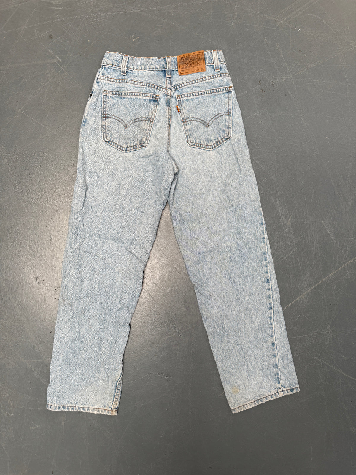 Vintage Ladies Levis High Waisted Denim 90s Made Jean - W 24 L 28 - HW214
