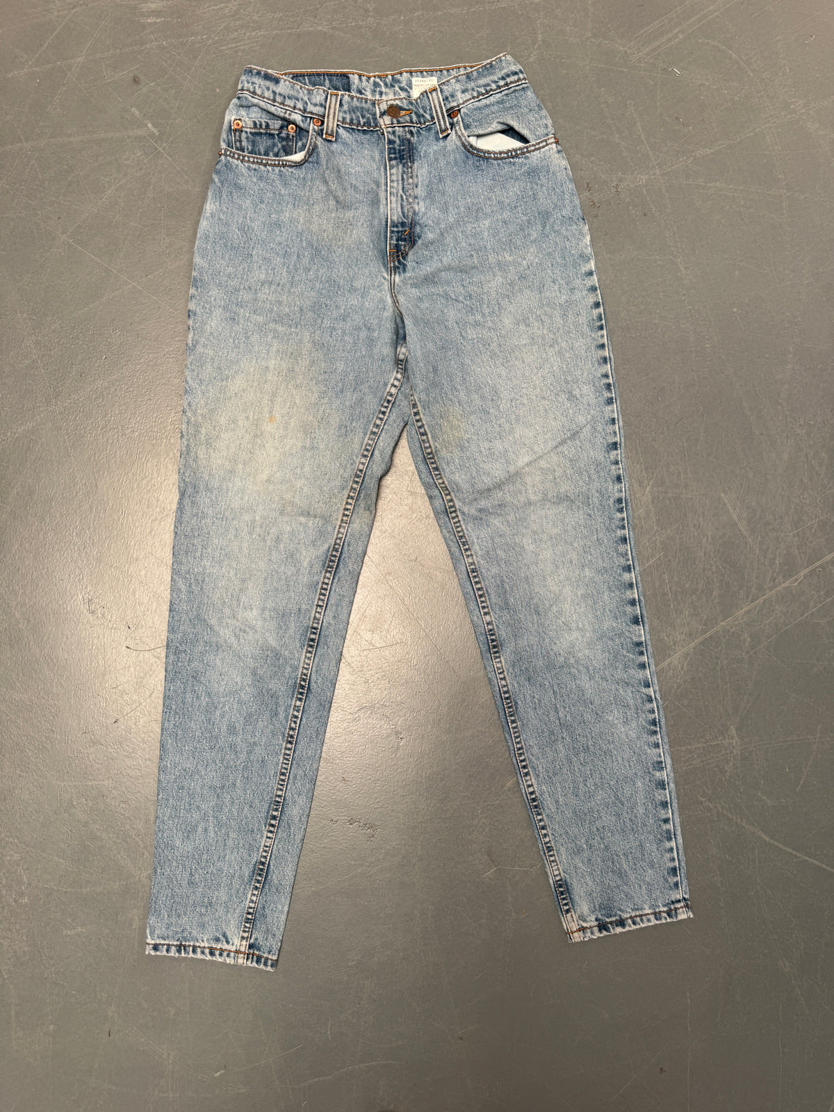 Vintage Ladies Levis High Waisted Denim 90s Made Jean - W 26 L 32 - HW218