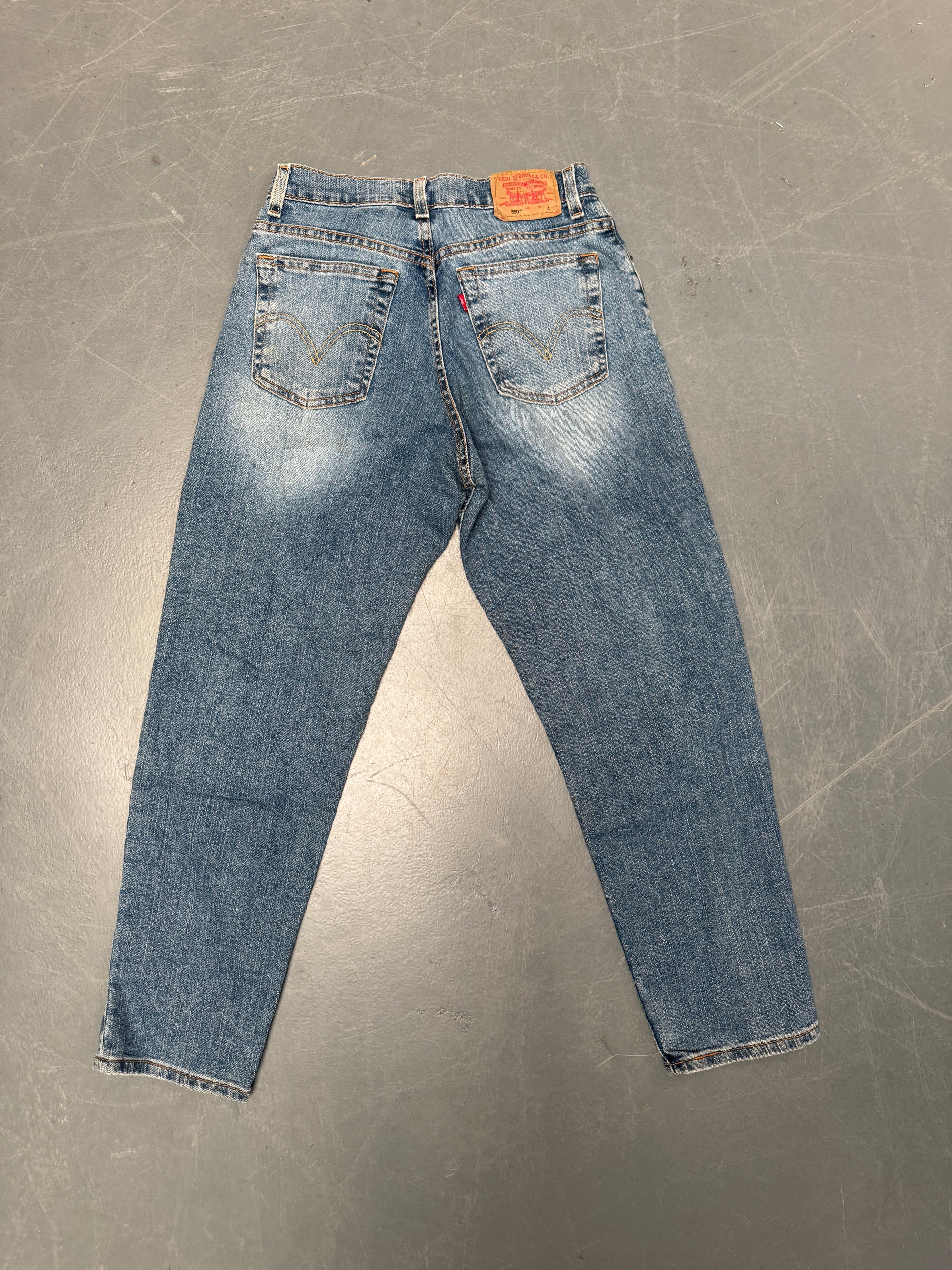 Vintage Ladies Levis High Waisted Denim 90s Made Jean - W 26 L 28 - HW219