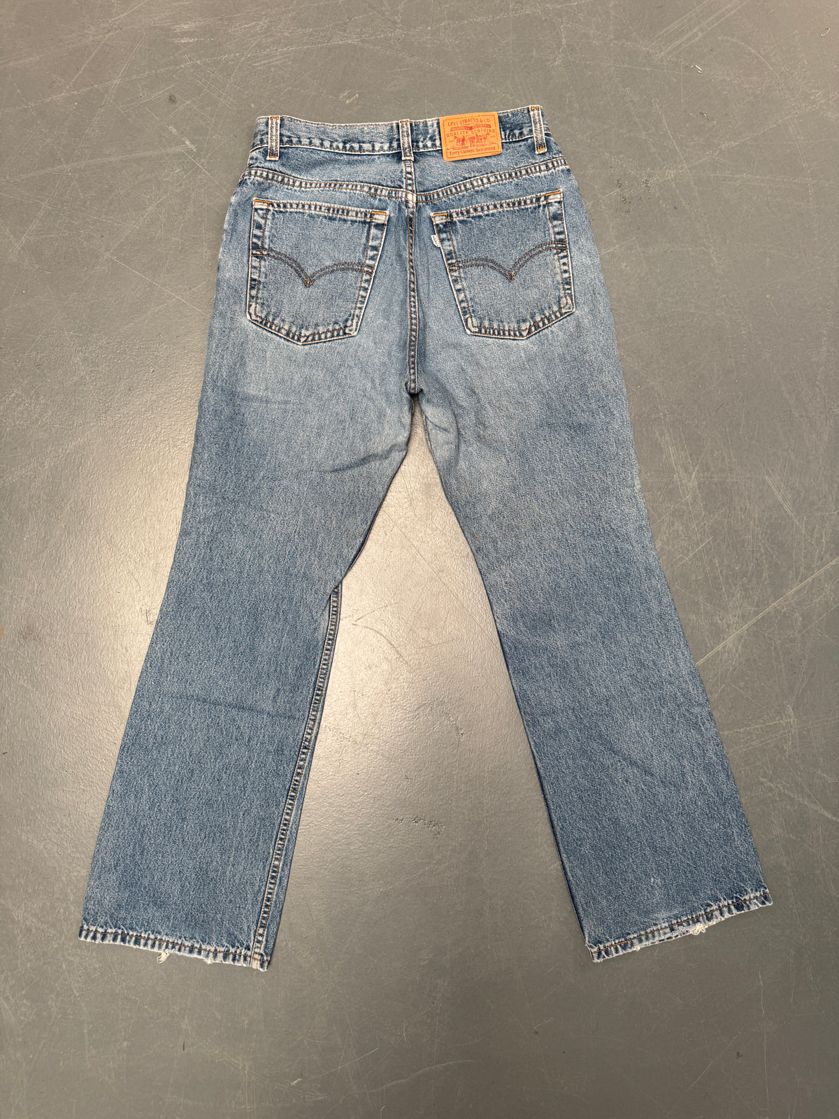 Vintage Ladies Levis High Waisted Denim 90s Made Jean - W 28 L 29 - HW220