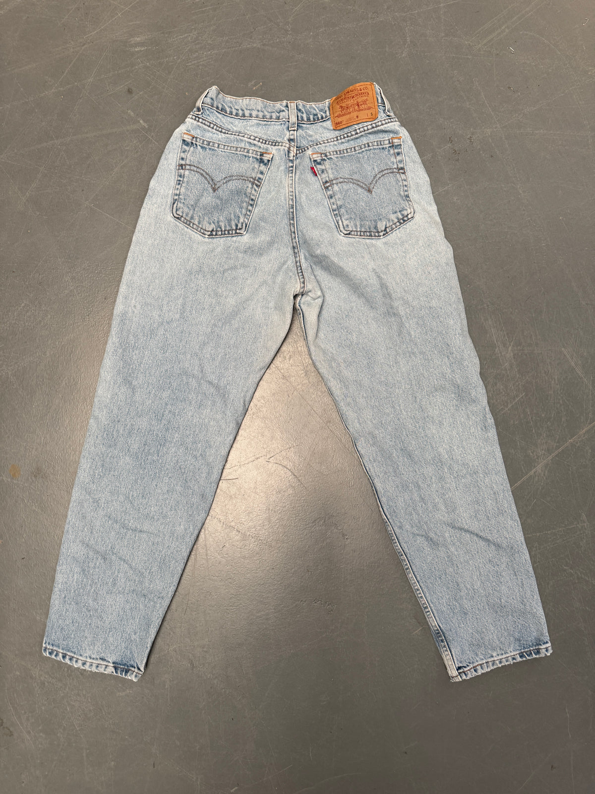 Vintage Ladies Levis High Waisted Denim 90s Made Jean - W 26 L 29 - HW238