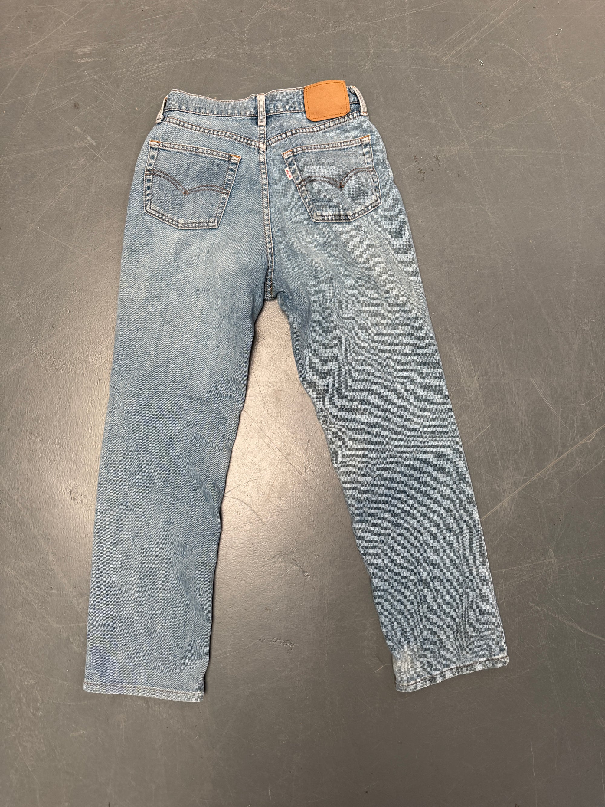Vintage Ladies Levis High Waisted Denim 90s Made Jean - W 26 L 29 - HW239