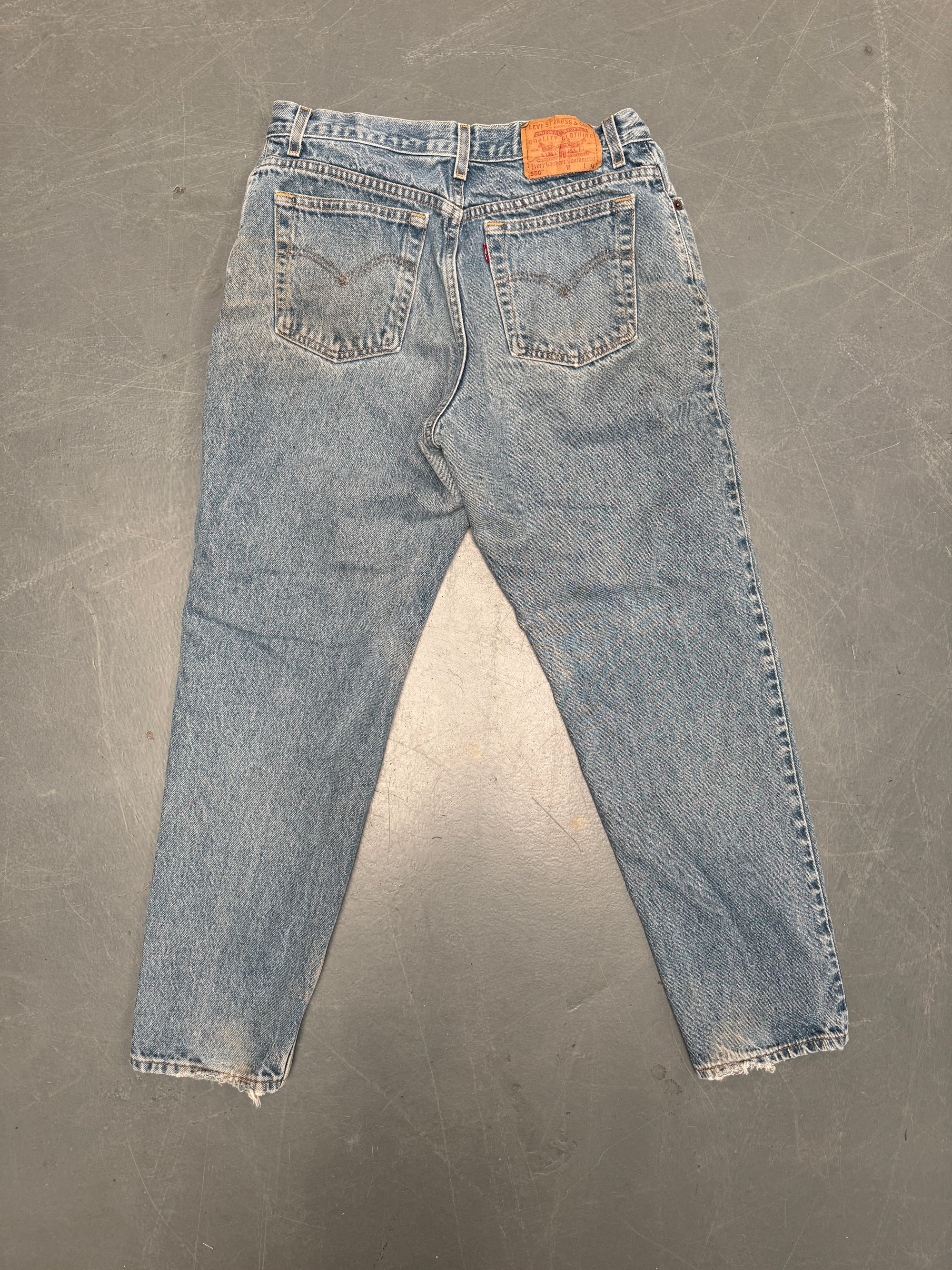 Vintage Ladies Levis High Waisted Denim 90s Made Jean - W 32 L 30 - HW245