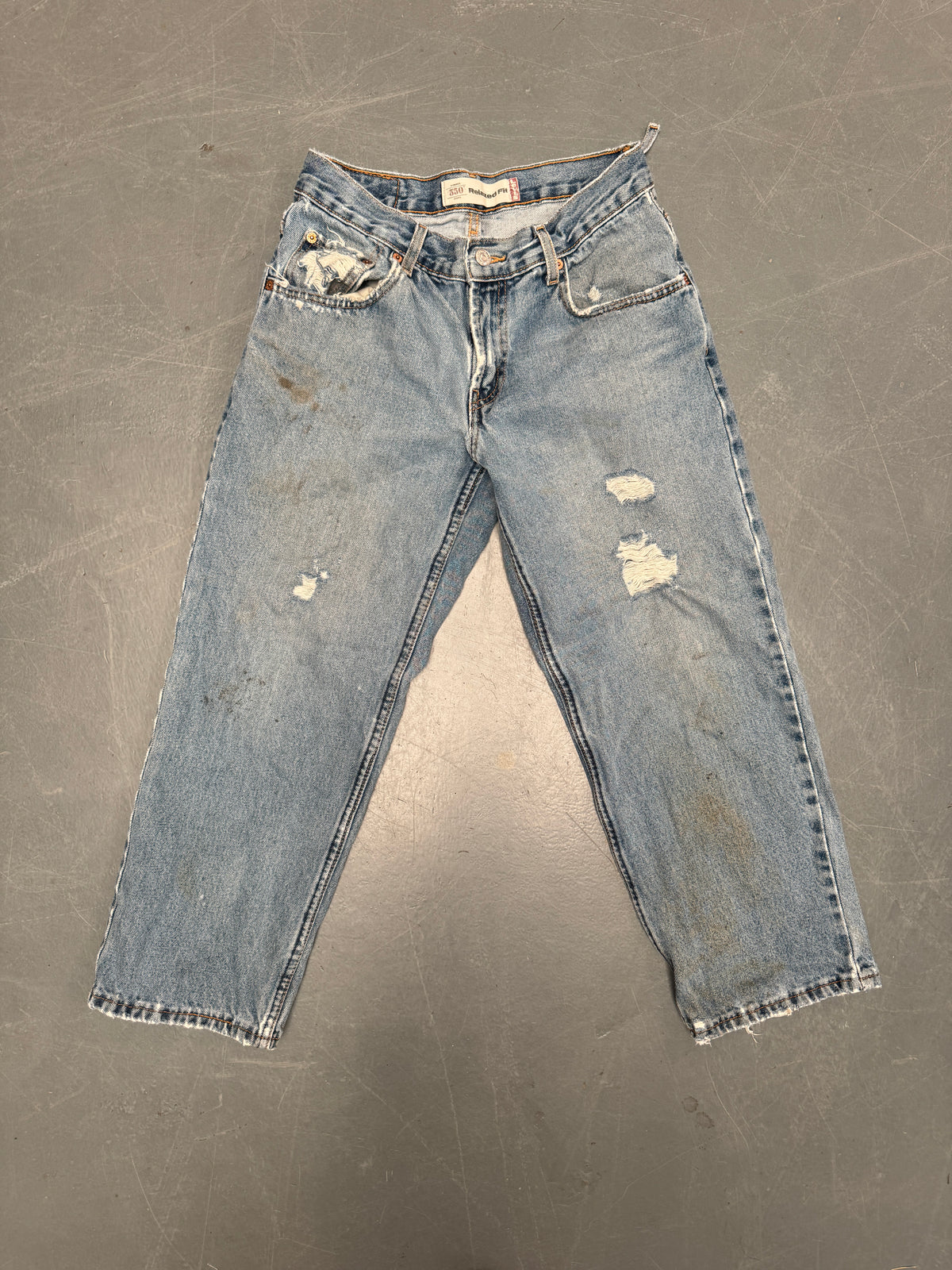Vintage Ladies Levis High Waisted Denim 90s Made Jean - W 26 L 25 - HW248