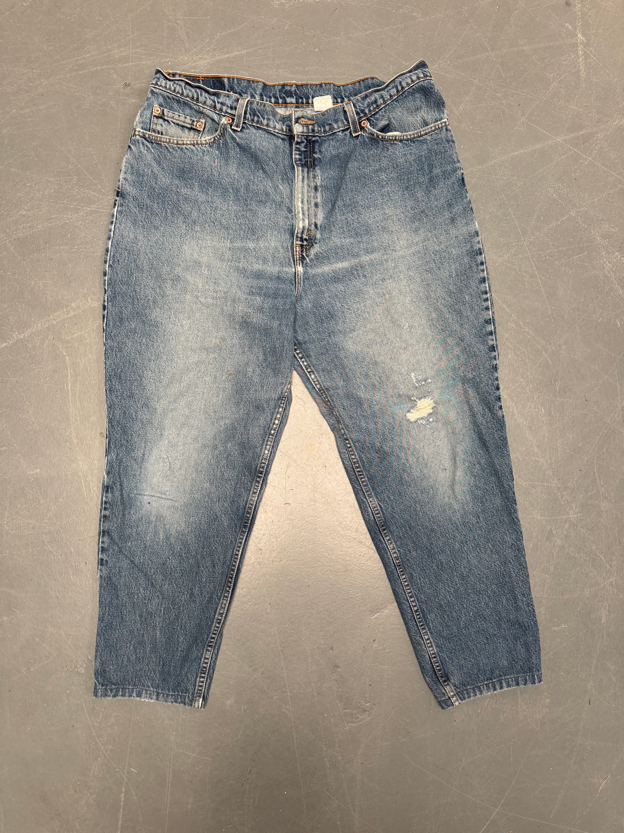 Vintage Ladies Levis High Waisted Denim 90s Made Jean - W 36 L 27 - HW250