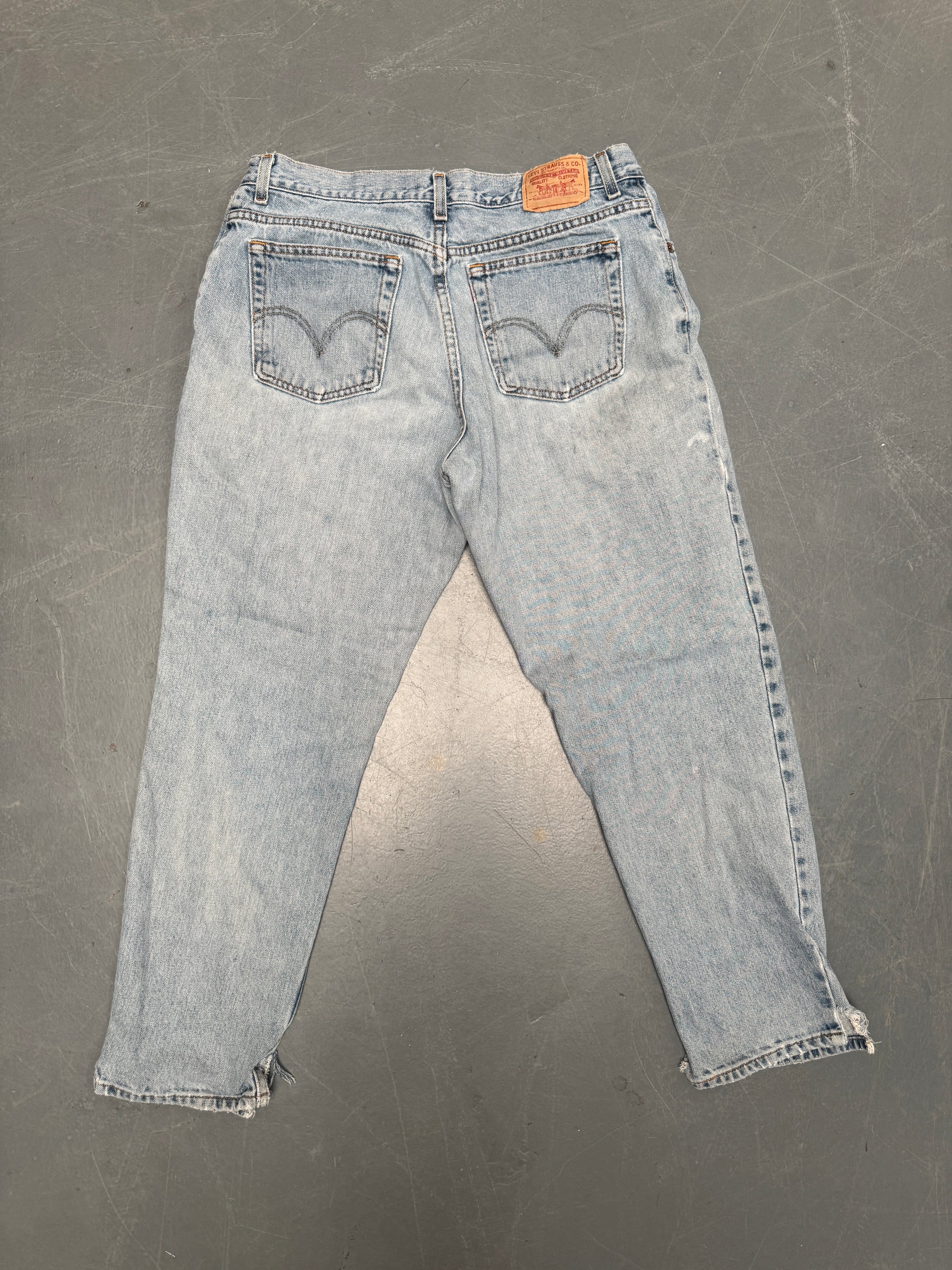 Vintage Ladies Levis High Waisted Denim 90s Made Jean - W 34 L 29 - HW253