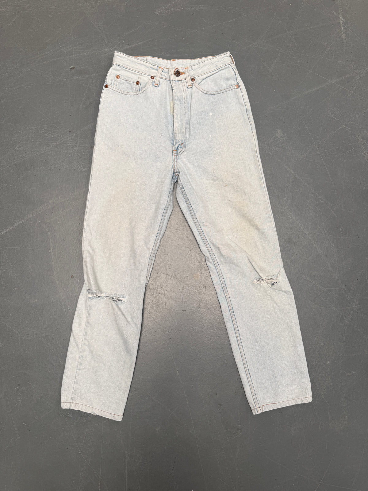 Vintage Ladies Levis High Waisted Denim 90s Made Jean - W 26 L 28 - HW256