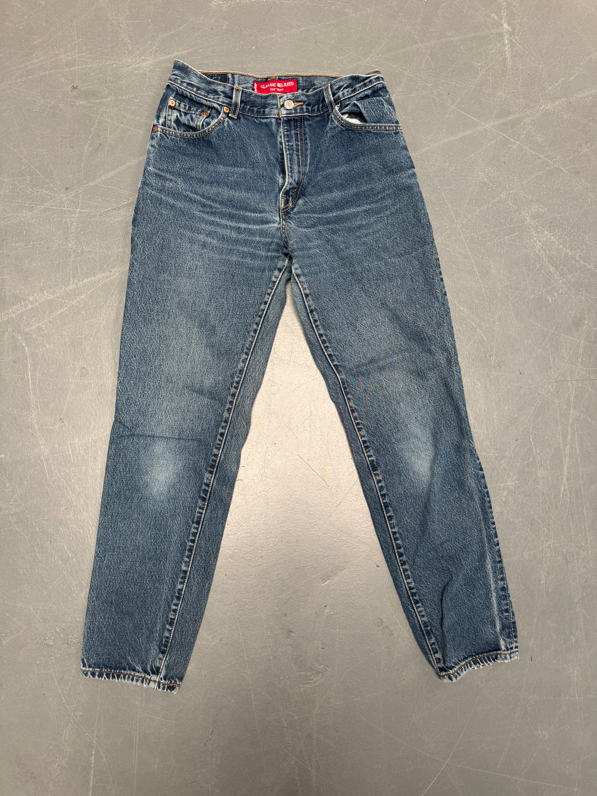 Vintage Ladies Levis High Waisted Denim 90s Made Jean - W 38 L 31 - HW258