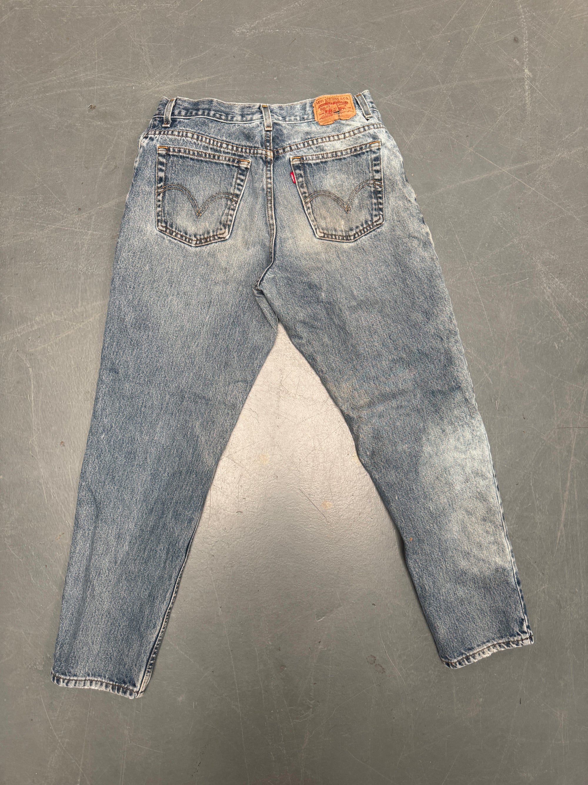 Vintage Ladies Levis High Waisted Denim 90s Made Jean - W 30 L 30 - HW259