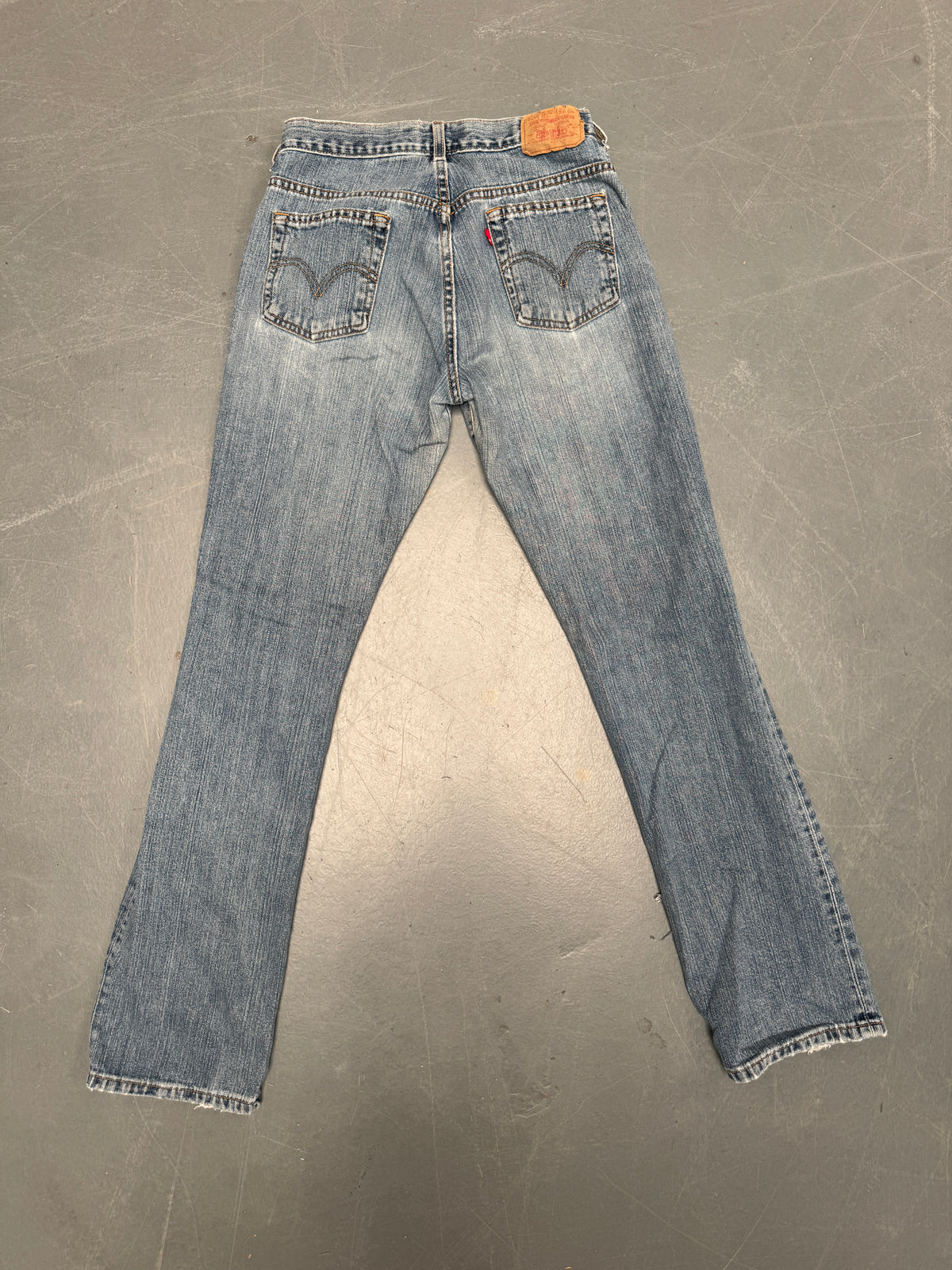 Vintage Ladies Levis High Waisted Denim 90s Made Jean - W 28 L 32 - HW263