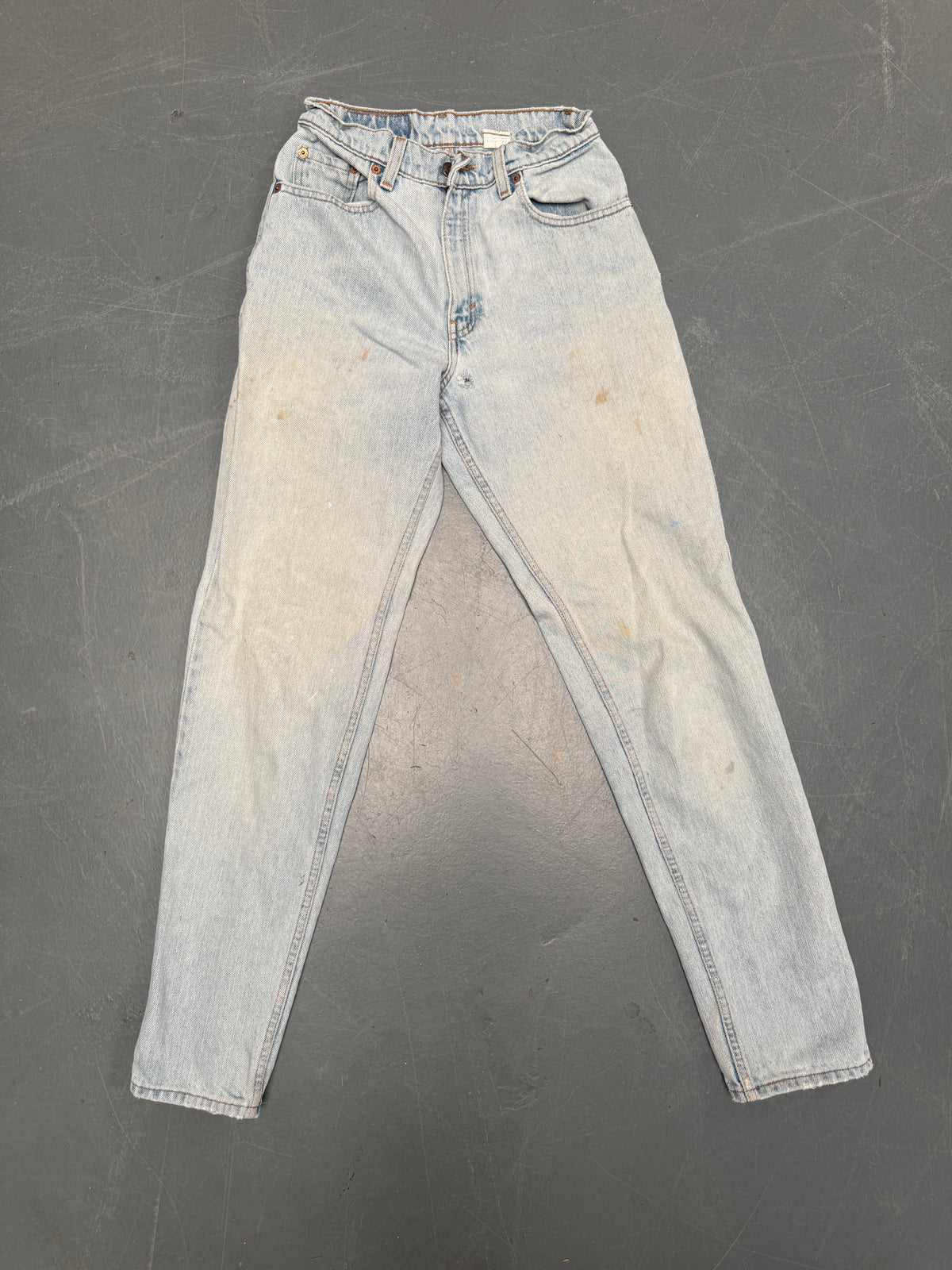 Vintage Ladies Levis High Waisted Denim 90s Made Jean - W 24 L 32 - HW264