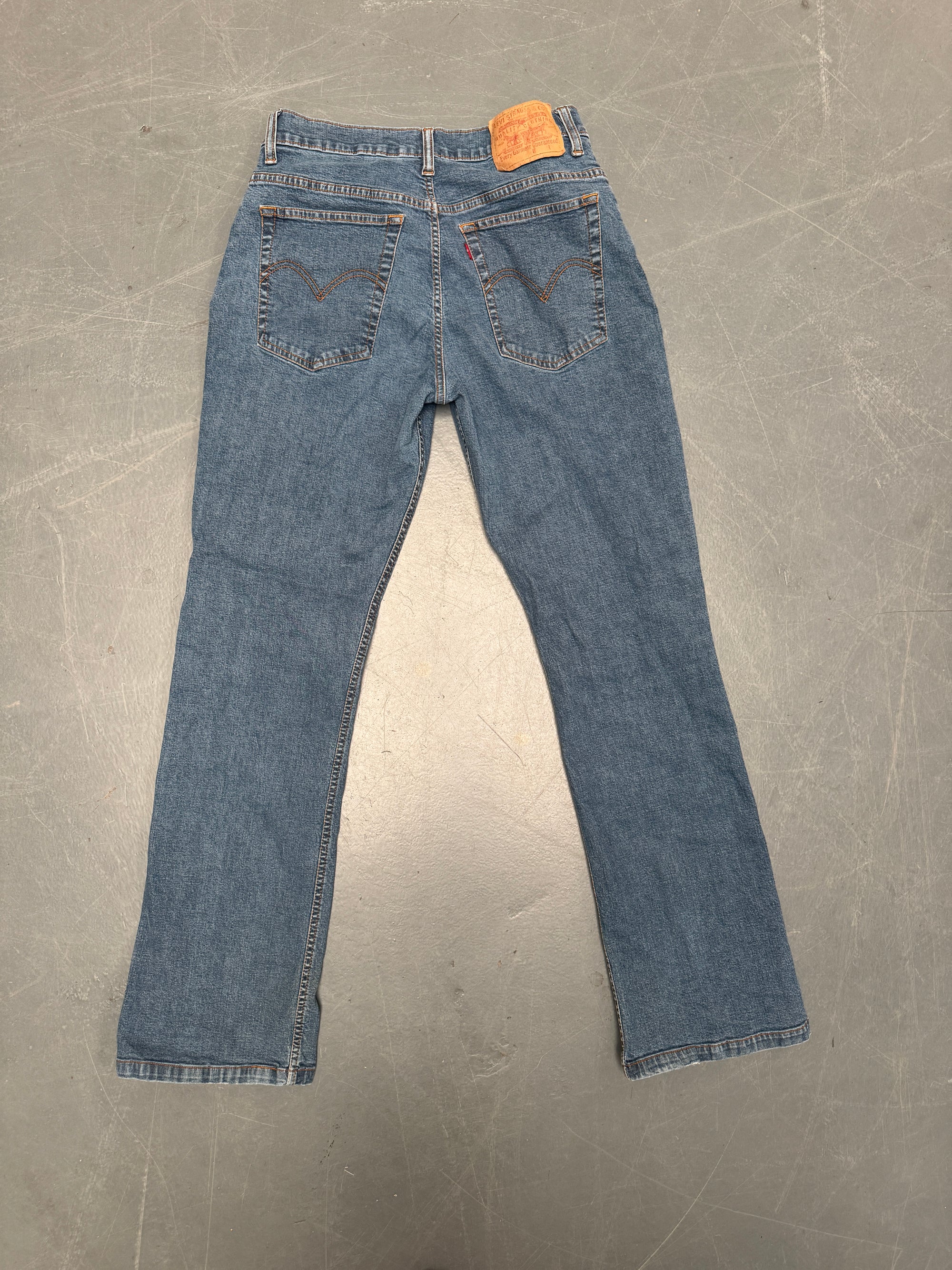 Vintage Ladies Levis High Waisted Denim 90s Made Jean - W 28 L 31 - HW270