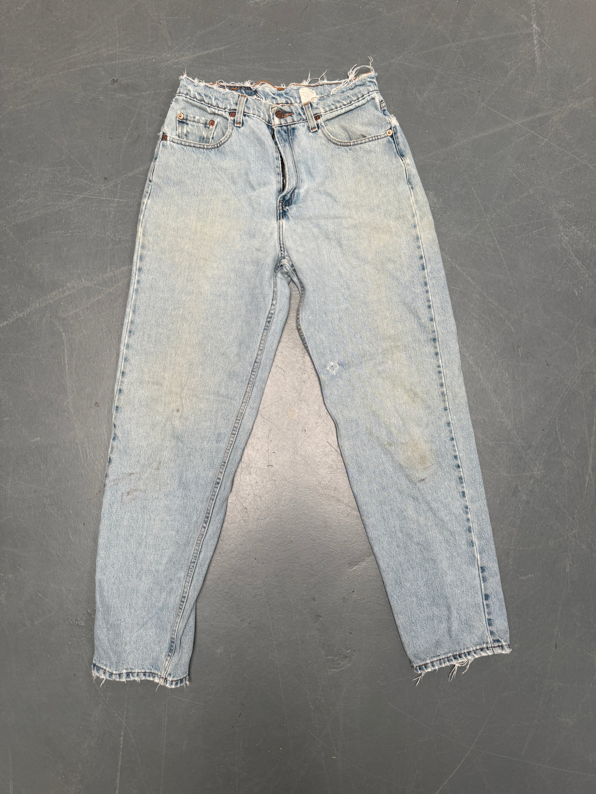 Vintage Ladies Levis High Waisted Denim 90s Made Jean - W 28 L 30 - HW273