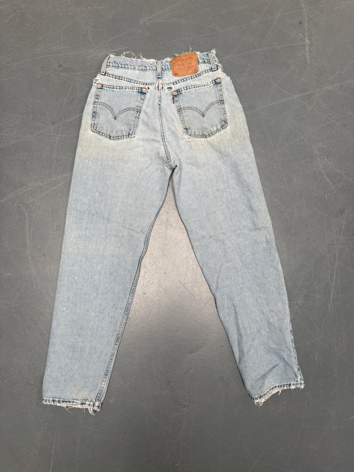 Vintage Ladies Levis High Waisted Denim 90s Made Jean - W 28 L 30 - HW273
