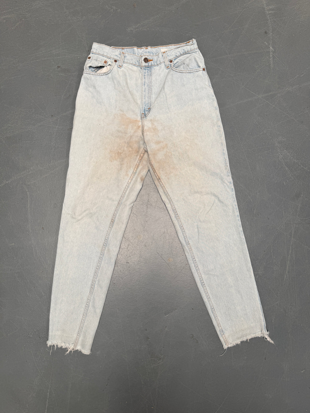 Vintage Ladies Levis High Waisted Denim 90s Made Jean - W 30 L 31 - HW274