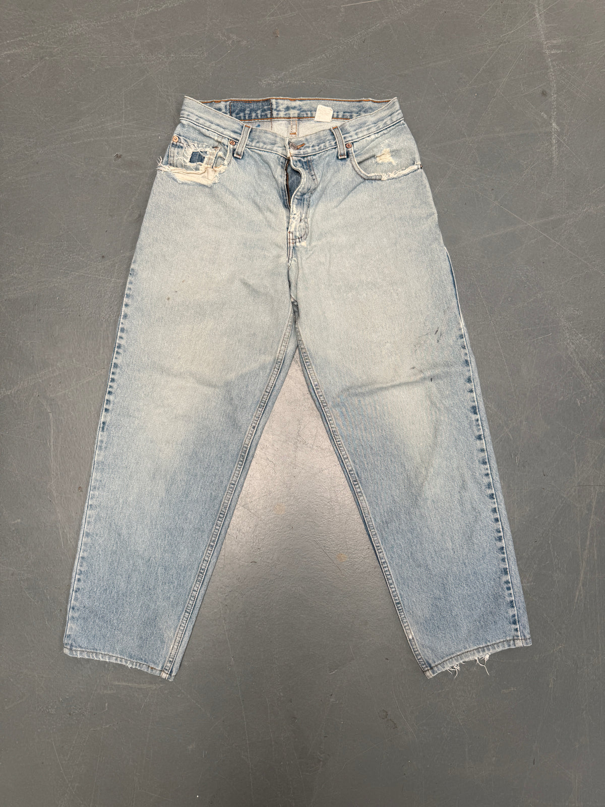 Vintage Ladies Levis High Waisted Denim 90s Made Jean - W 28 L 29 - HW277