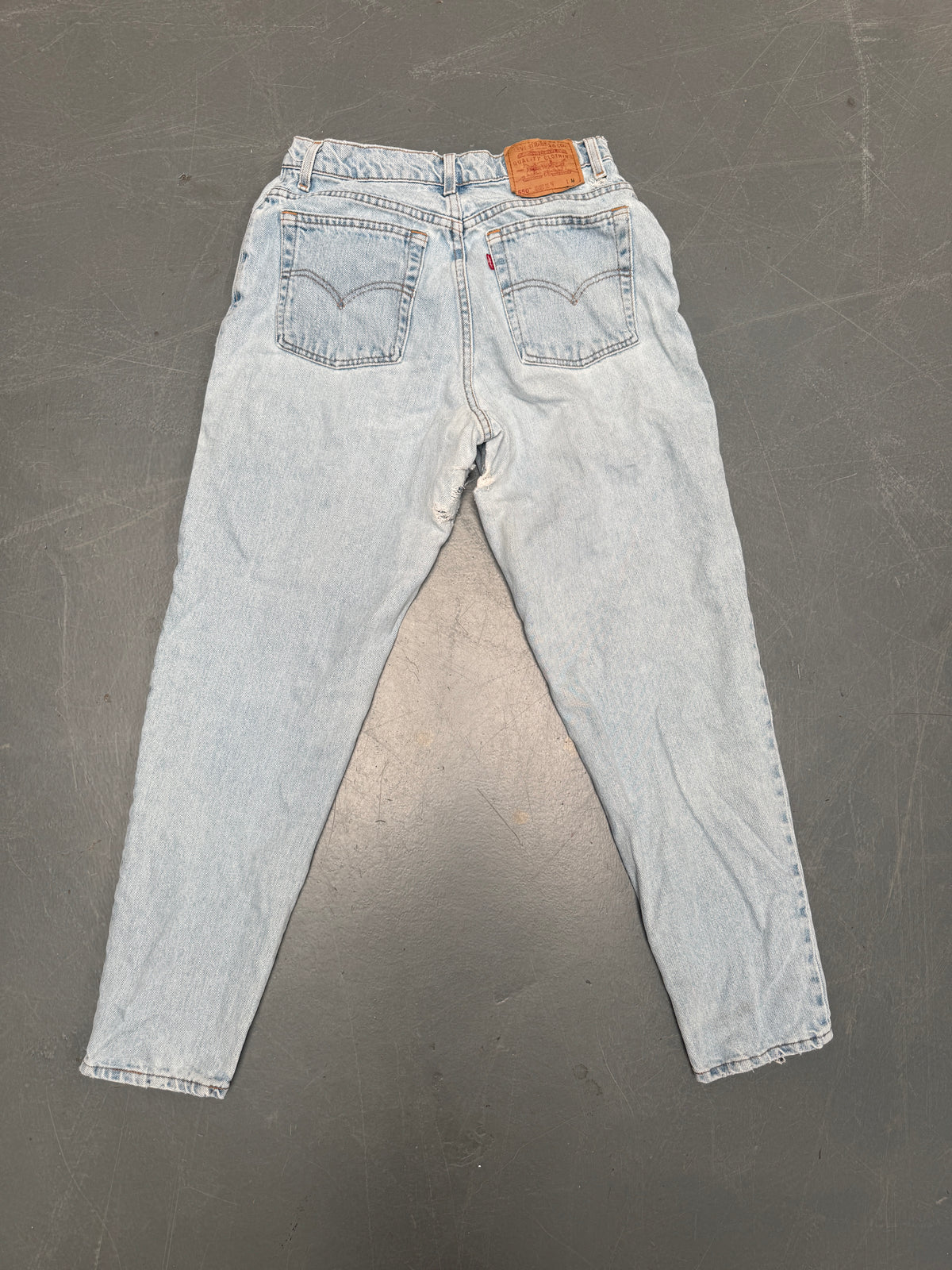 Vintage Ladies Levis High Waisted Denim 90s Made Jean - W 28 L 29 - HW282
