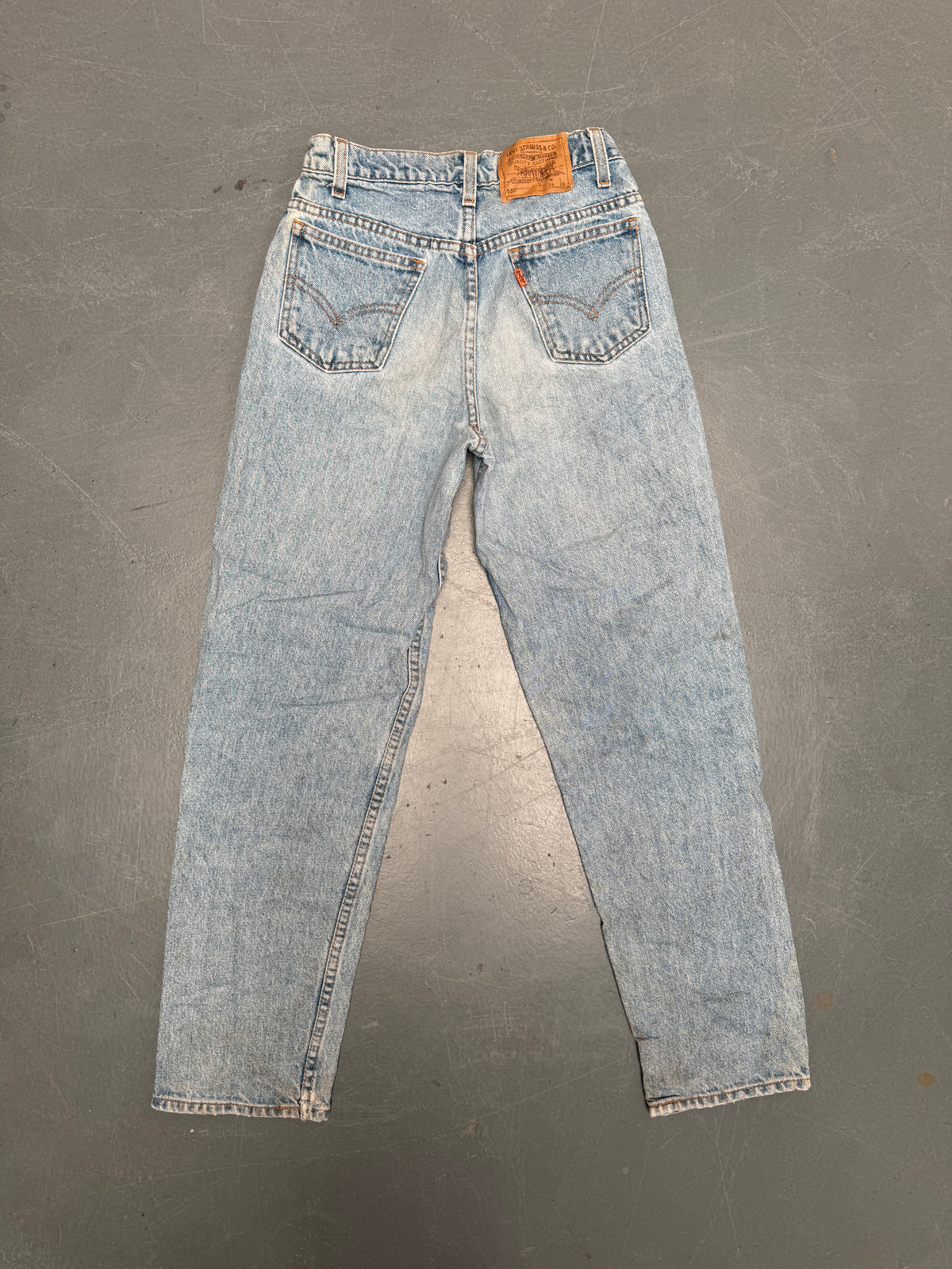 Vintage Ladies Levis High Waisted Denim 90s Made Jean - W 22 L 28 - HW290