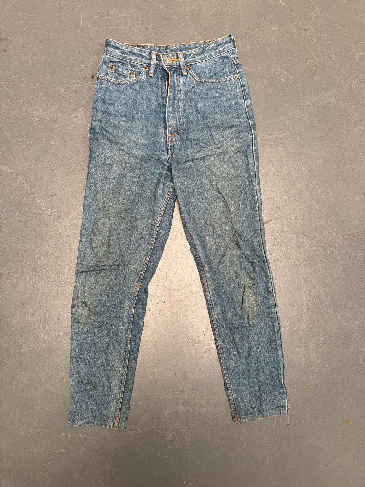 Vintage Ladies Levis High Waisted Denim 90s Made Jean - W 24 L 27 - HW292