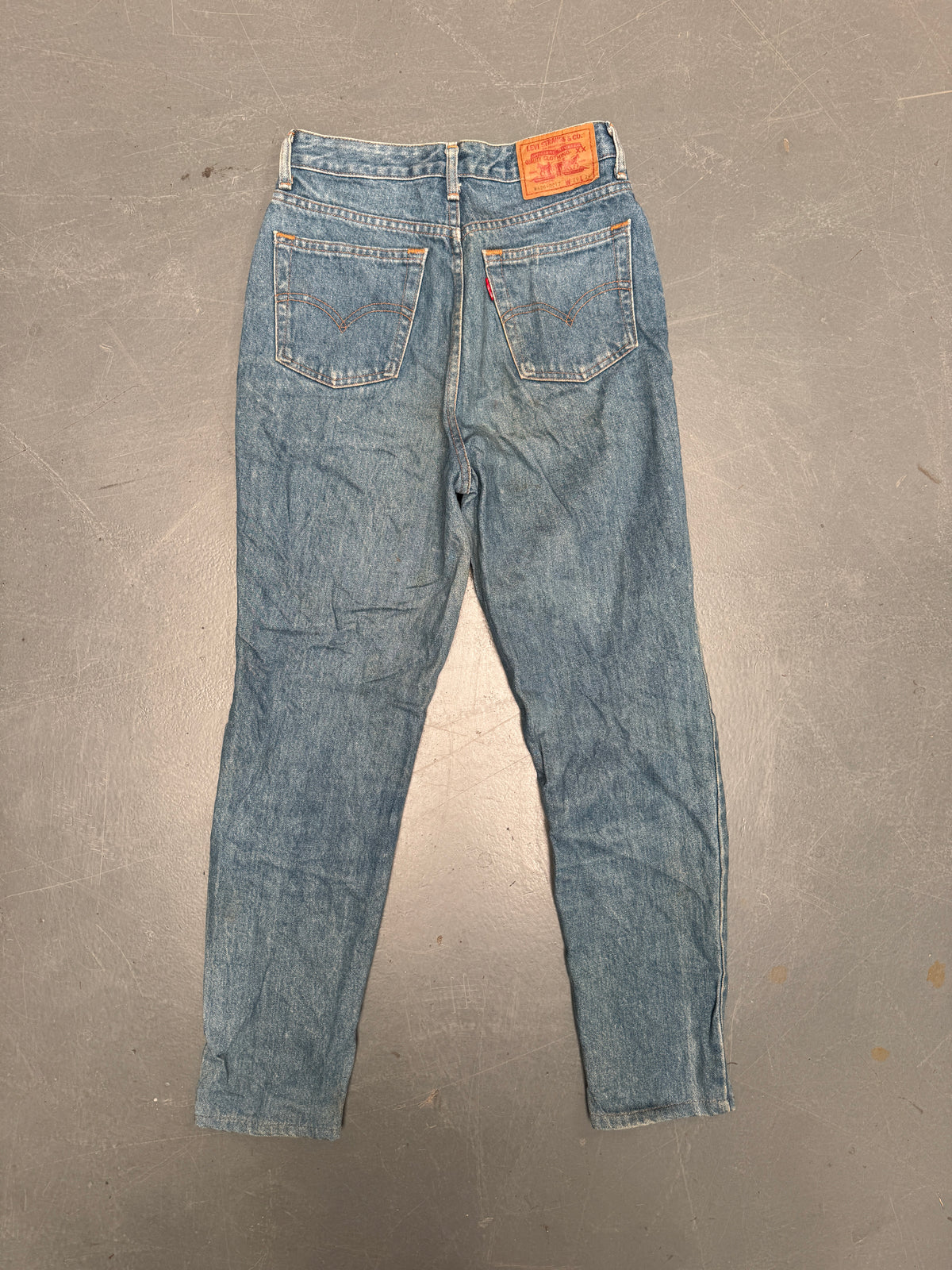 Vintage Ladies Levis High Waisted Denim 90s Made Jean - W 24 L 27 - HW292