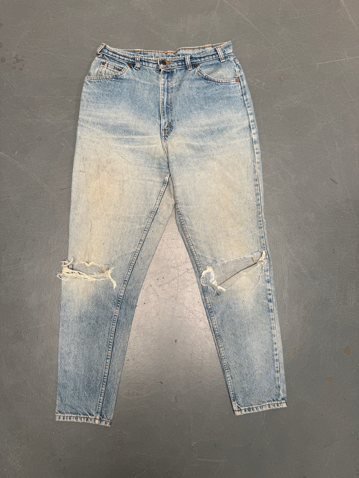 Vintage Ladies Levis High Waisted Denim 90s Made Jean - W 30 L 32 - HW296