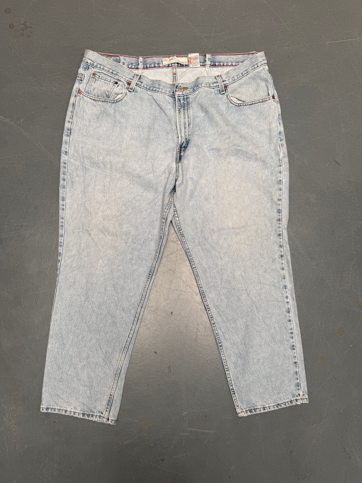 Vintage Ladies Levis High Waisted Denim 90s Made Jean - W 44 L 30 - HW297