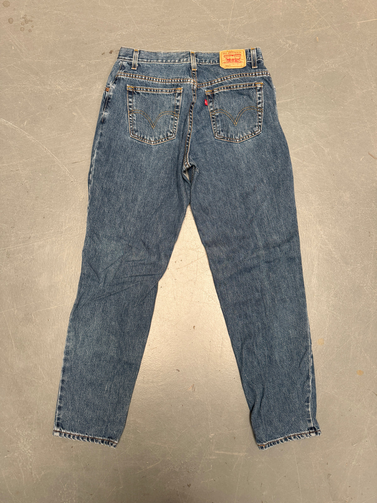 Vintage Ladies Levis High Waisted Denim 90s Made Jean - W 30 L 32 - HW299