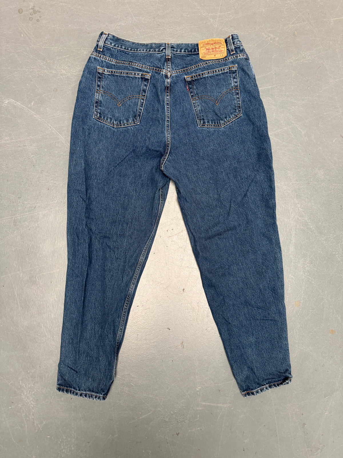 Vintage Ladies Levis High Waisted Denim 90s Made Jean - W 34 L 30 - HW303