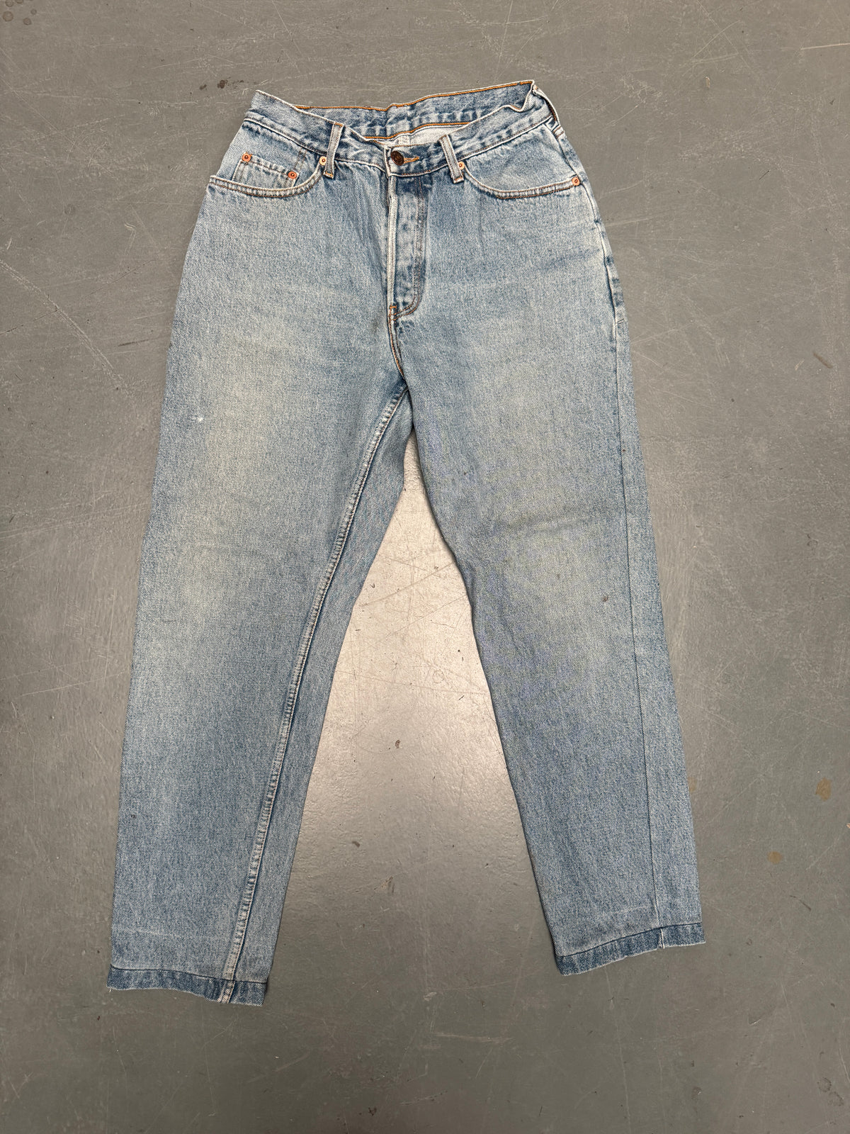 Vintage Ladies Levis High Waisted Denim 90s Made Jean - W 28 L 30 - HW308
